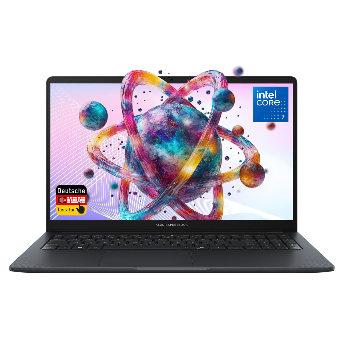 ASUS ExpertBook B1 Business Laptop, Intel Core 7 240H, Intel Grafik, 15,6" Full HD IPS (1920x1080), Fingerprint, QWERTZ, Windows 11 Pro, Grau