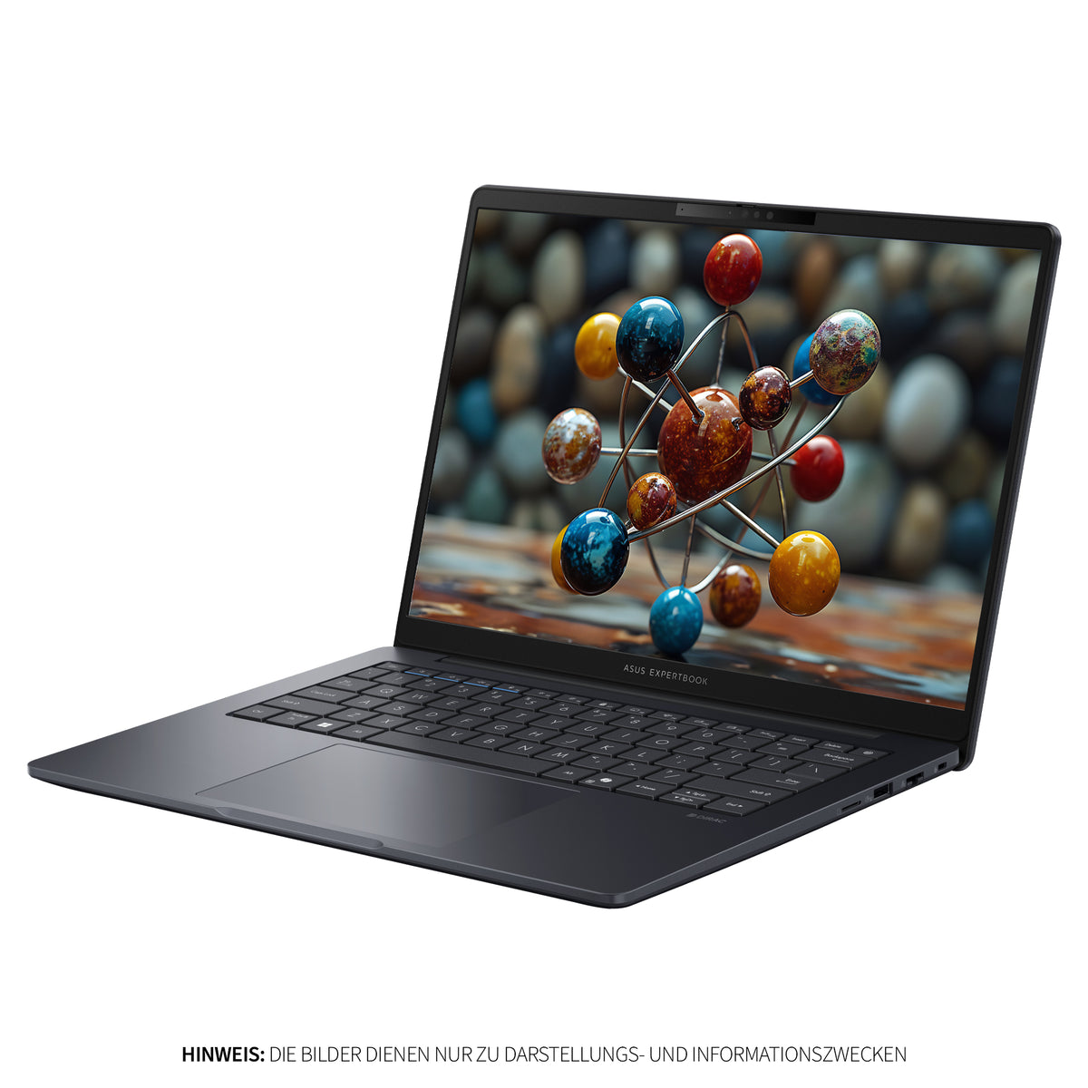 ASUS ExpertBook B3 Business Laptop, Intel Core Ultra 7 155H, Intel Arc Grafik, 14" WUXGA IPS (1920x1200), Fingerprint, QWERTZ, Windows 11 Pro, Grau