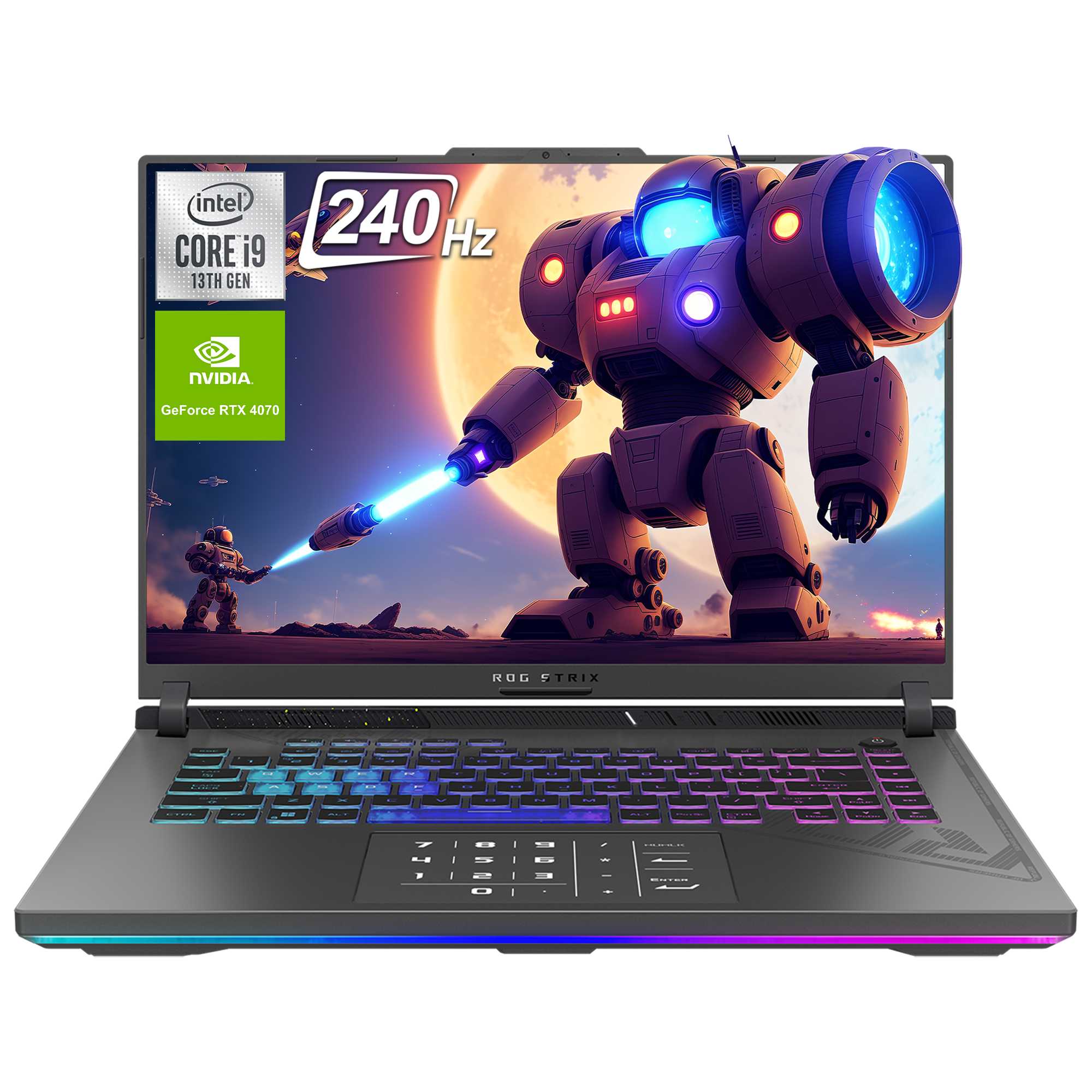 ASUS ROG Strix G16 Gaming Laptop, 16" WQXGA, i9-13980HX, RTX4070, QWERTZ, W11Home