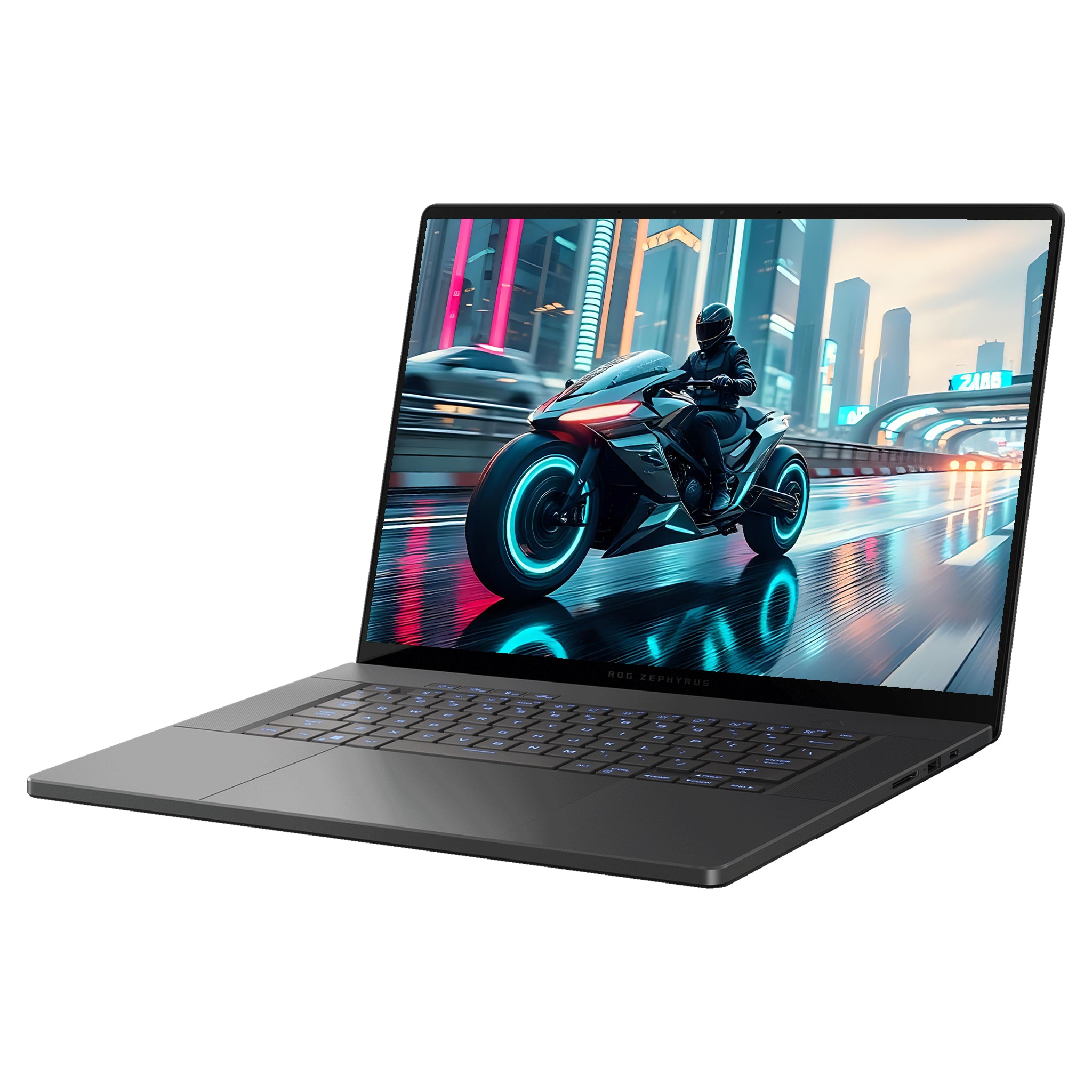 ASUS ROG Zephyrus 16 Gaming Laptop, Core Ultra 7-155H, 16" WQXGA (2560×1600)RTX 4070, QWERTZ RGB Tastatur