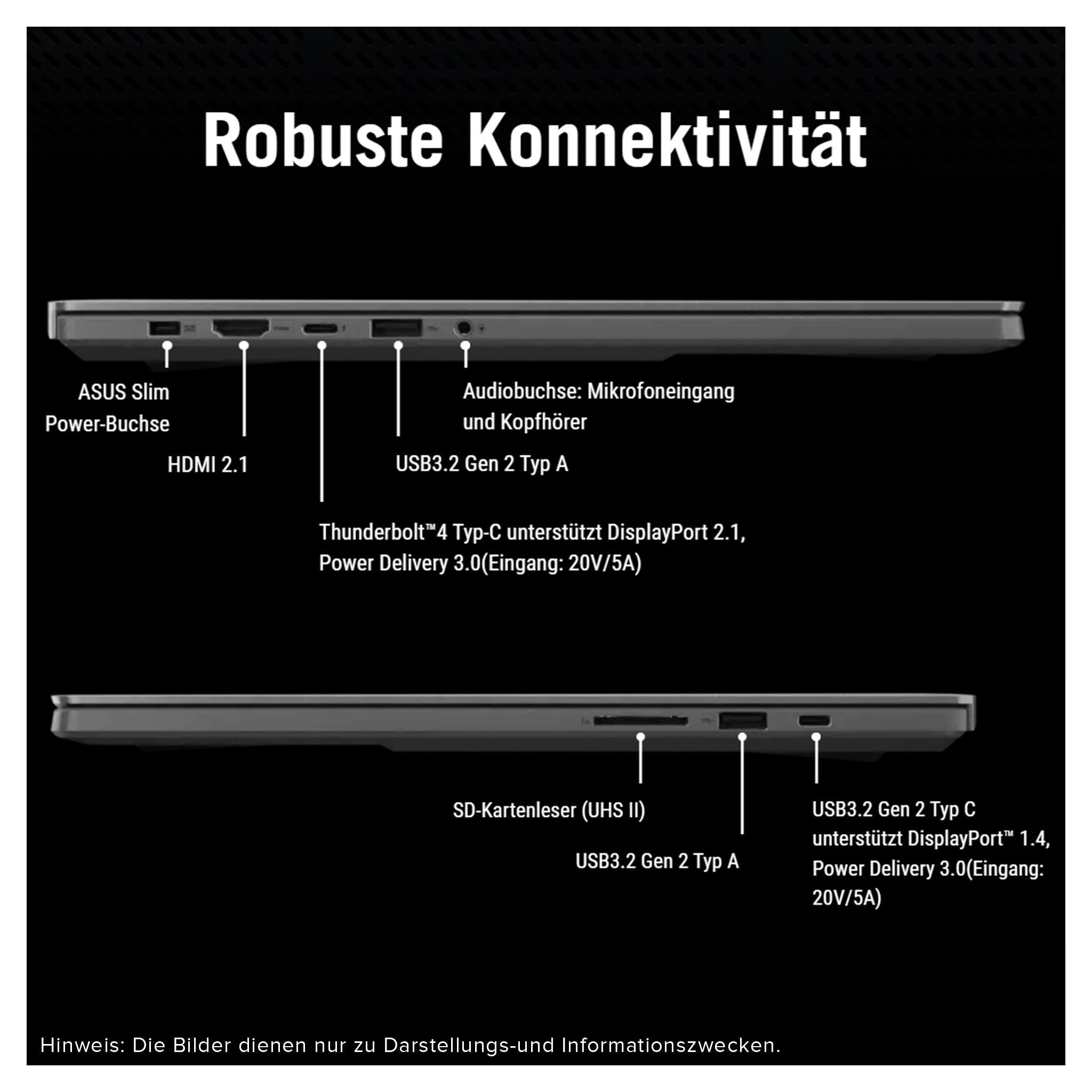 ASUS ROG Zephyrus 16 Gaming Laptop, Core Ultra 7-155H, 16" WQXGA (2560×1600)RTX 4070, QWERTZ RGB Tastatur