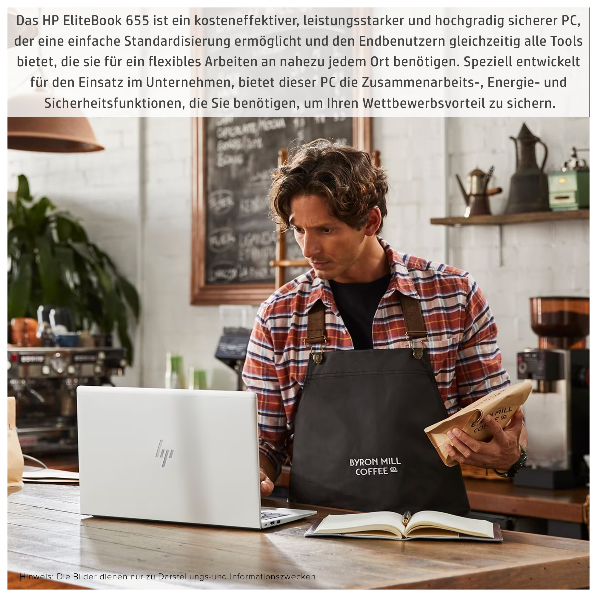 HP EliteBook 655 G9 Laptop, 15.6" FHD, Ryzen 5 Pro 5675U, W11Pro, QWERTZ