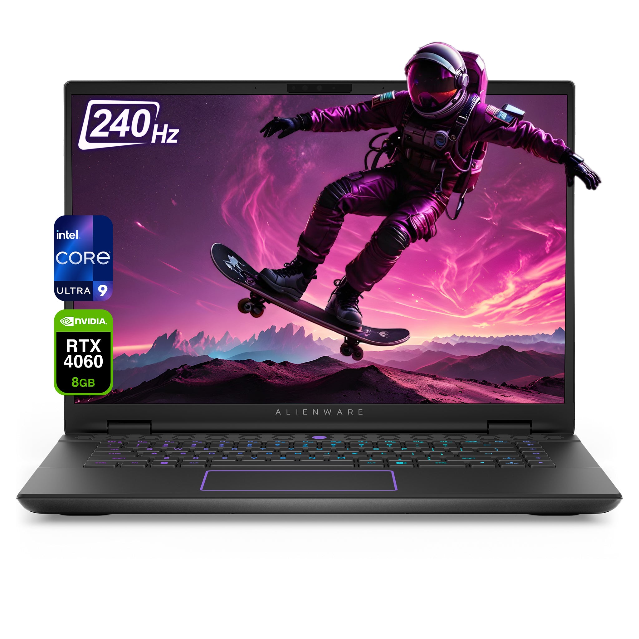 Alienware M16 R2 Gaming Laptop, Ultra 9 185H, 16" QHD+, QWERTY, (Gebraucht-Wie Neu)