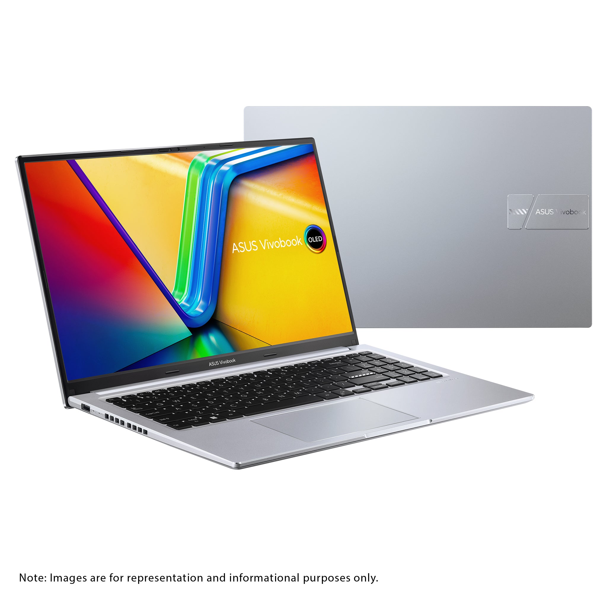 Asus Vivobook 15 OLED Business Laptop, Intel Core i9 13900H, 15.6" FHD (2880x1620) Display, Intel Graphics, QWERTZ Tastatur, W11 Pro,Silber