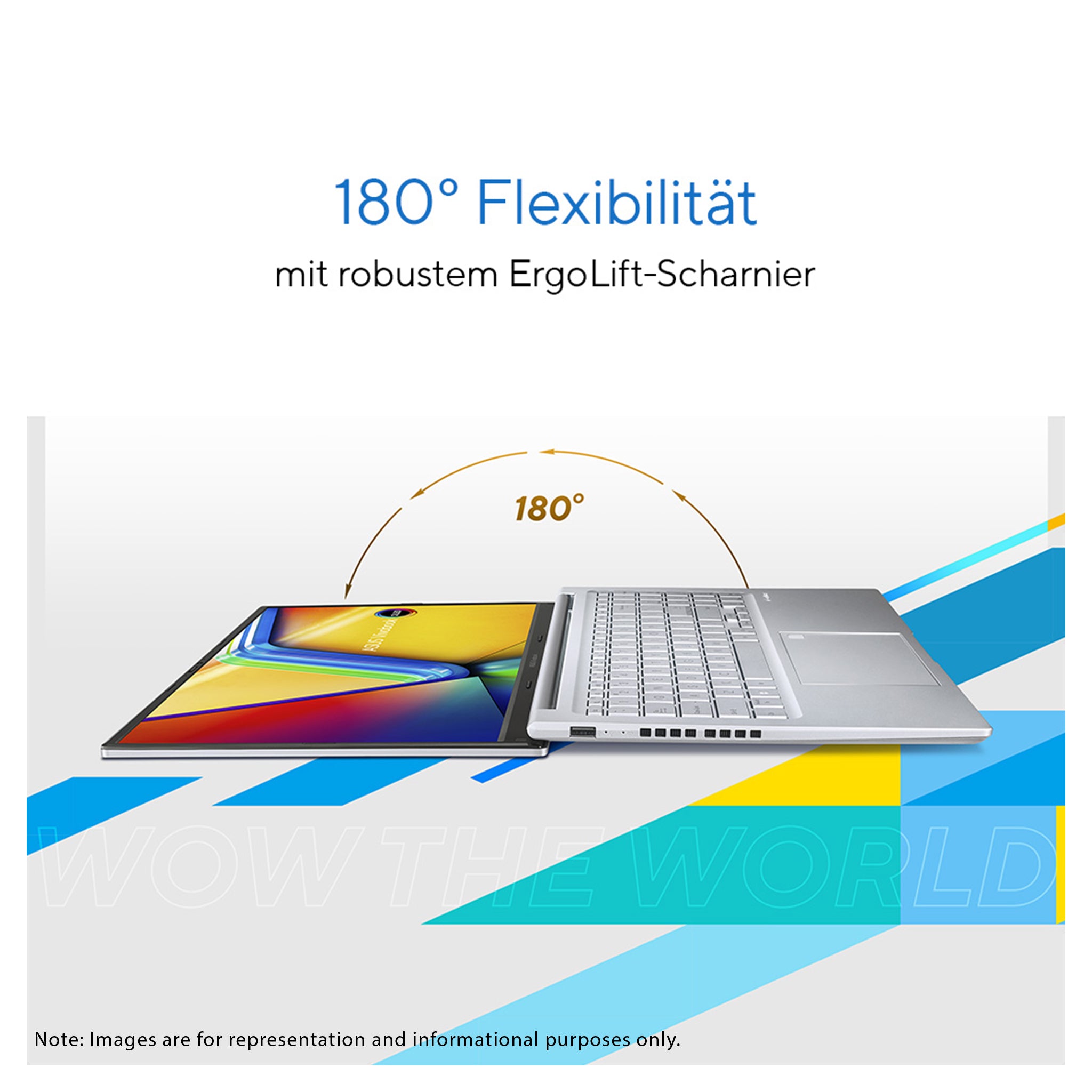 Asus Vivobook 15 OLED Business Laptop, Intel Core i9 13900H, 15.6" FHD (2880x1620) Display, Intel Graphics, QWERTZ Tastatur, W11 Pro,Silber