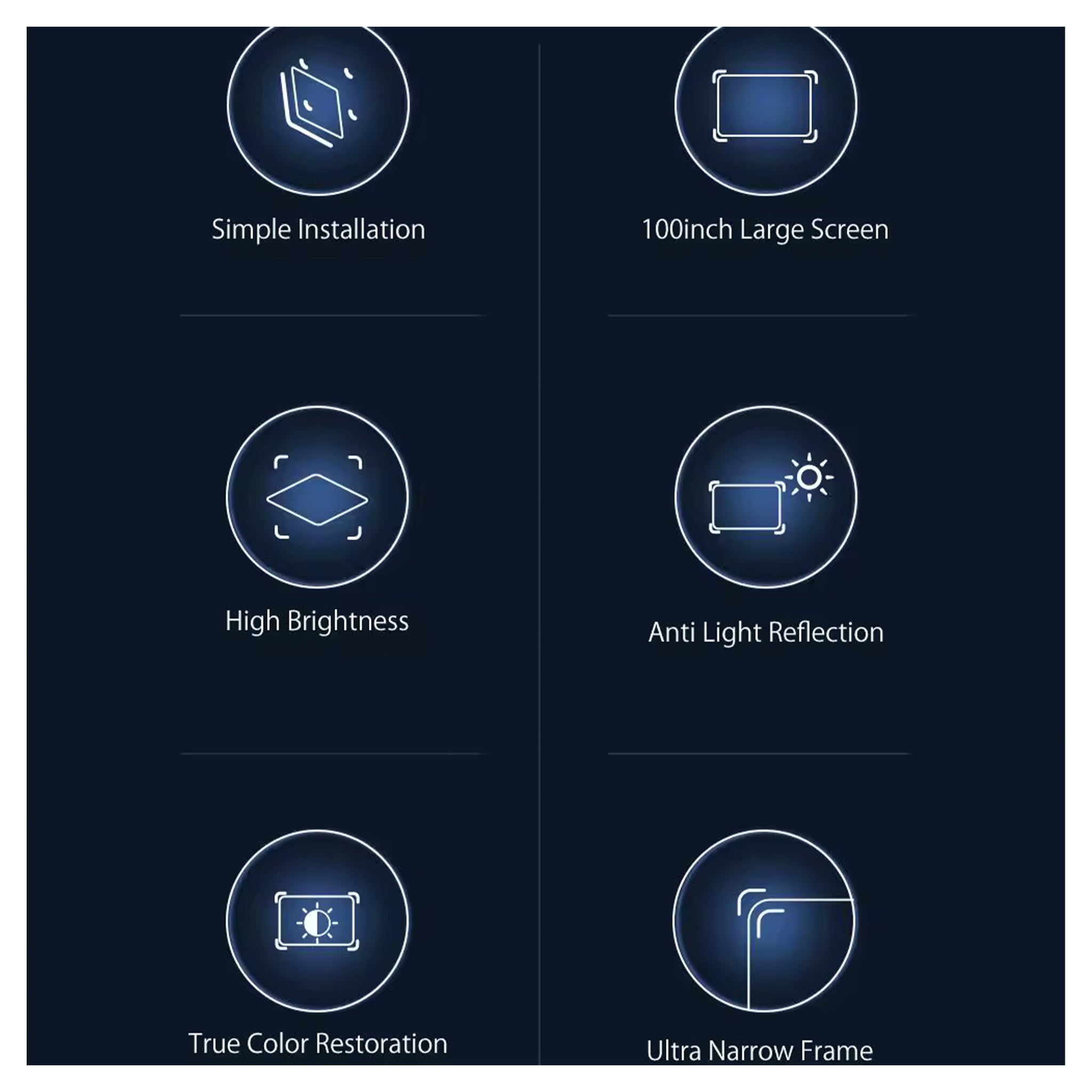 BlitzWolf BW-VS3 100" Projection Screen