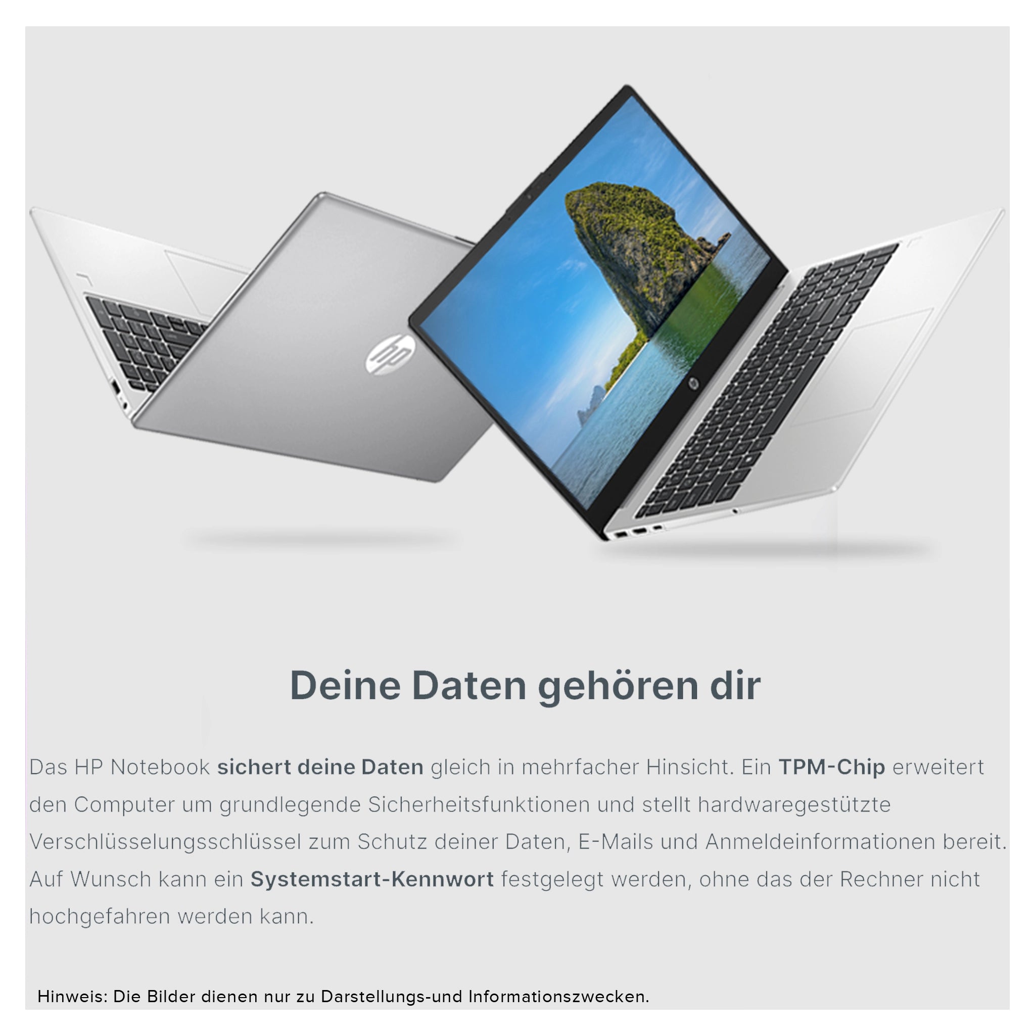 HP 255 G10 Business Laptop, Ryzen 5 7530U, 15.6" FHD, QWERTZ Tastatur, W11 Pro