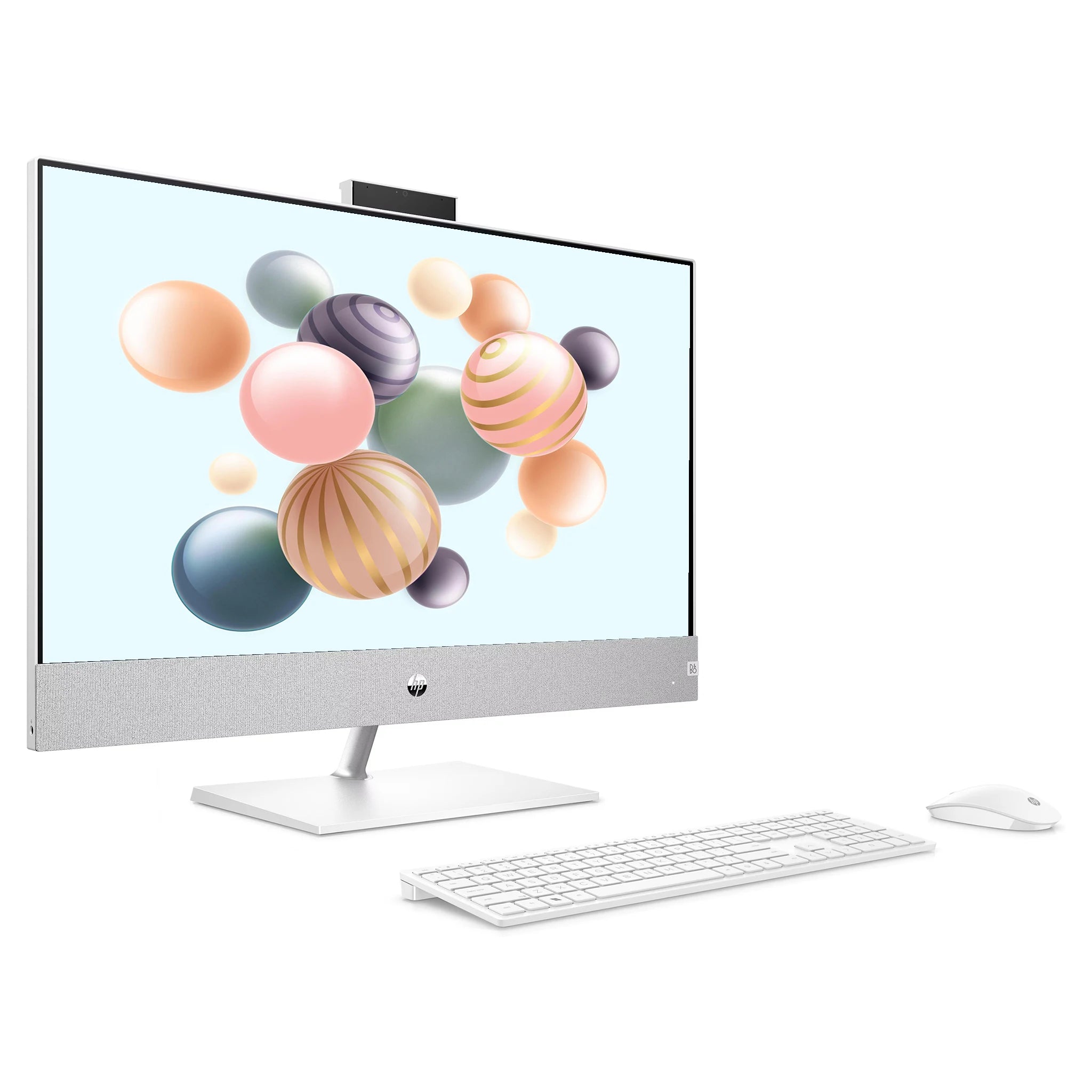 HP Pavilion All-in-One Desktop PC, Ryzen 5 5500U, 27" QHD, QWERTZ Tastatur + Maus, W11Home