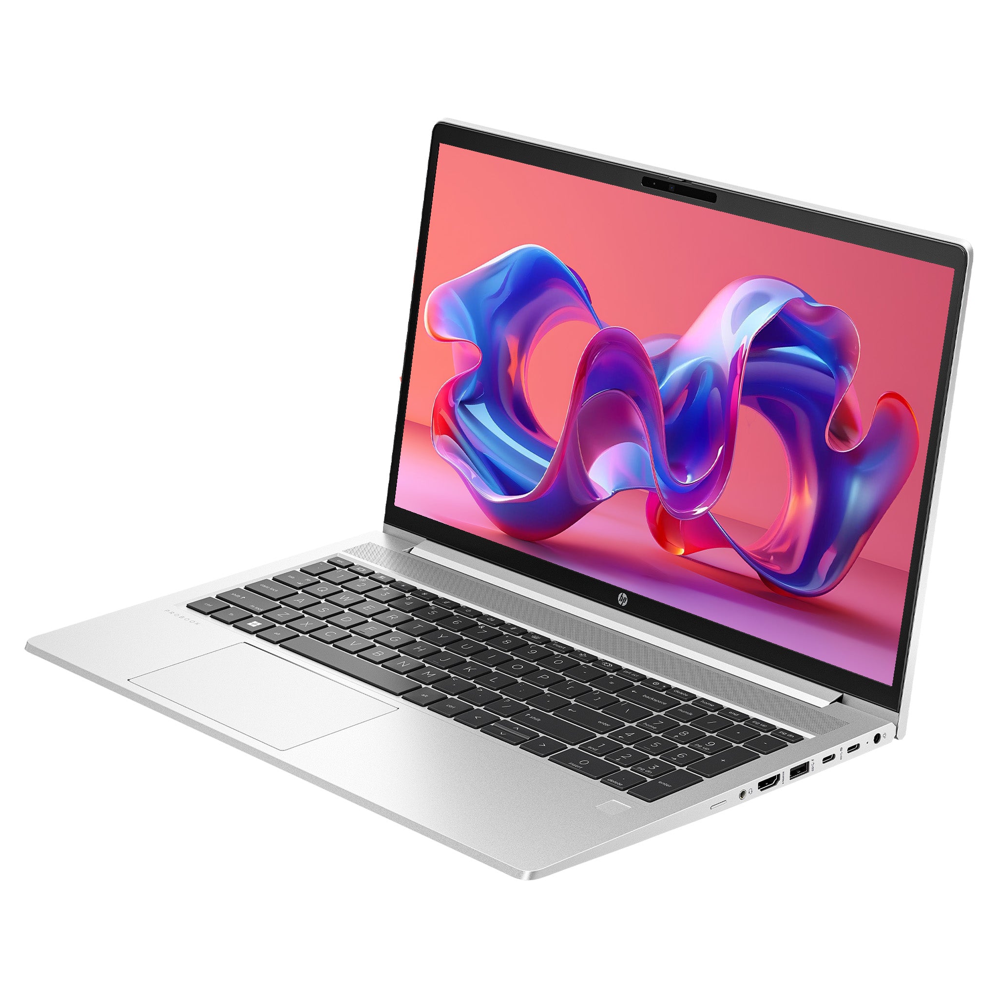 HP ProBook 450 G10 Business Laptop, Core i7-1355U, 15,6" WUXGA Display, Deutsches Tastatur-Layout, Wi-Fi 6, W11 Pro, Silber