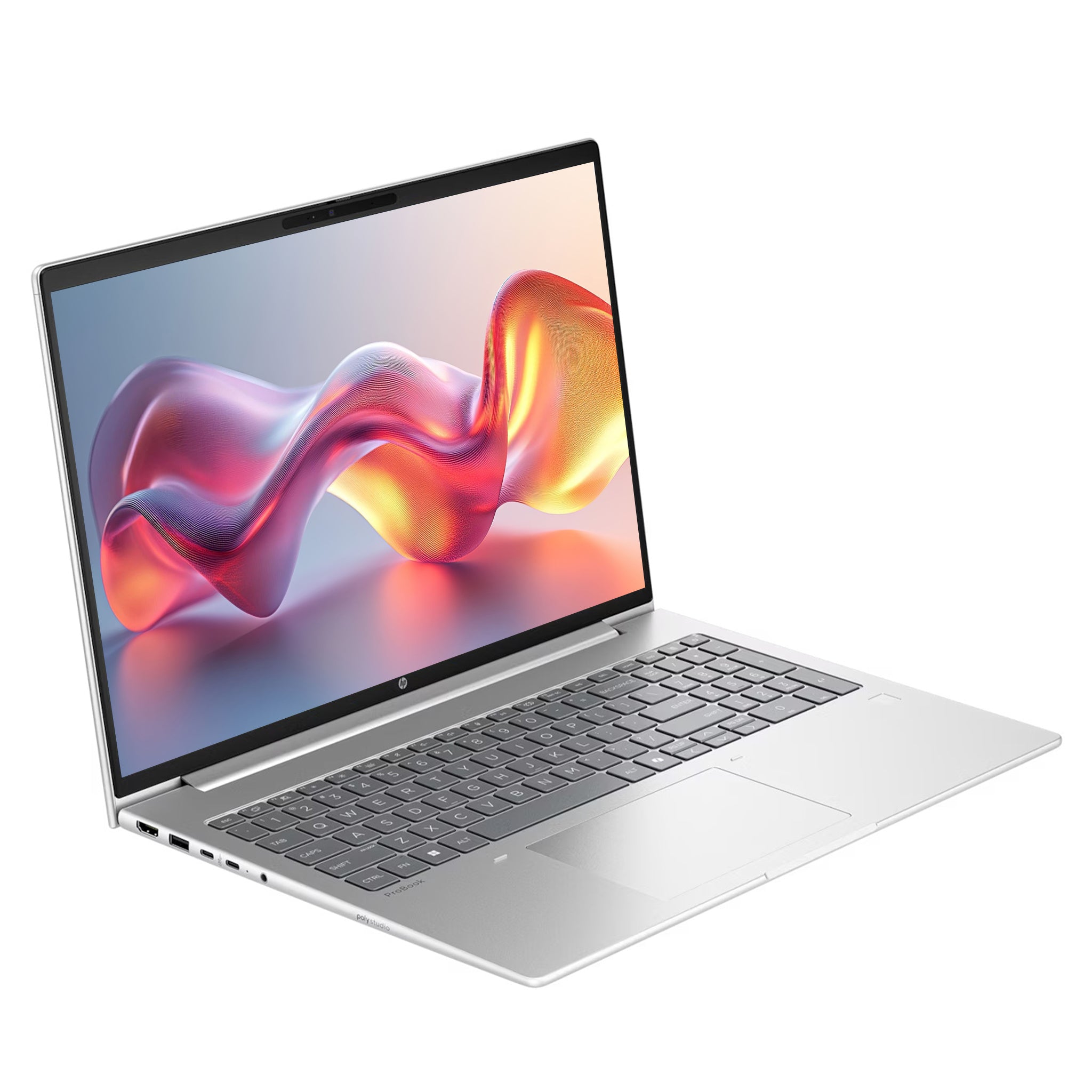 HP ProBook 4 G1a AI PC Business Laptop, Ryzen 5 230, 16" WUXGA Display, Radeon 760M, Deutsches Tastatur-Layout, W11 Pro, Silber