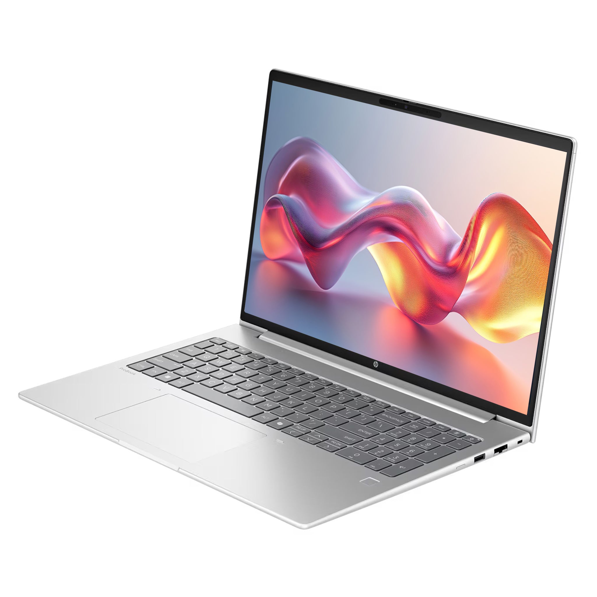 HP ProBook 4 G1a AI PC Business Laptop, Ryzen 5 230, 16" WUXGA Display, Radeon 760M, Deutsches Tastatur-Layout, W11 Pro, Silber