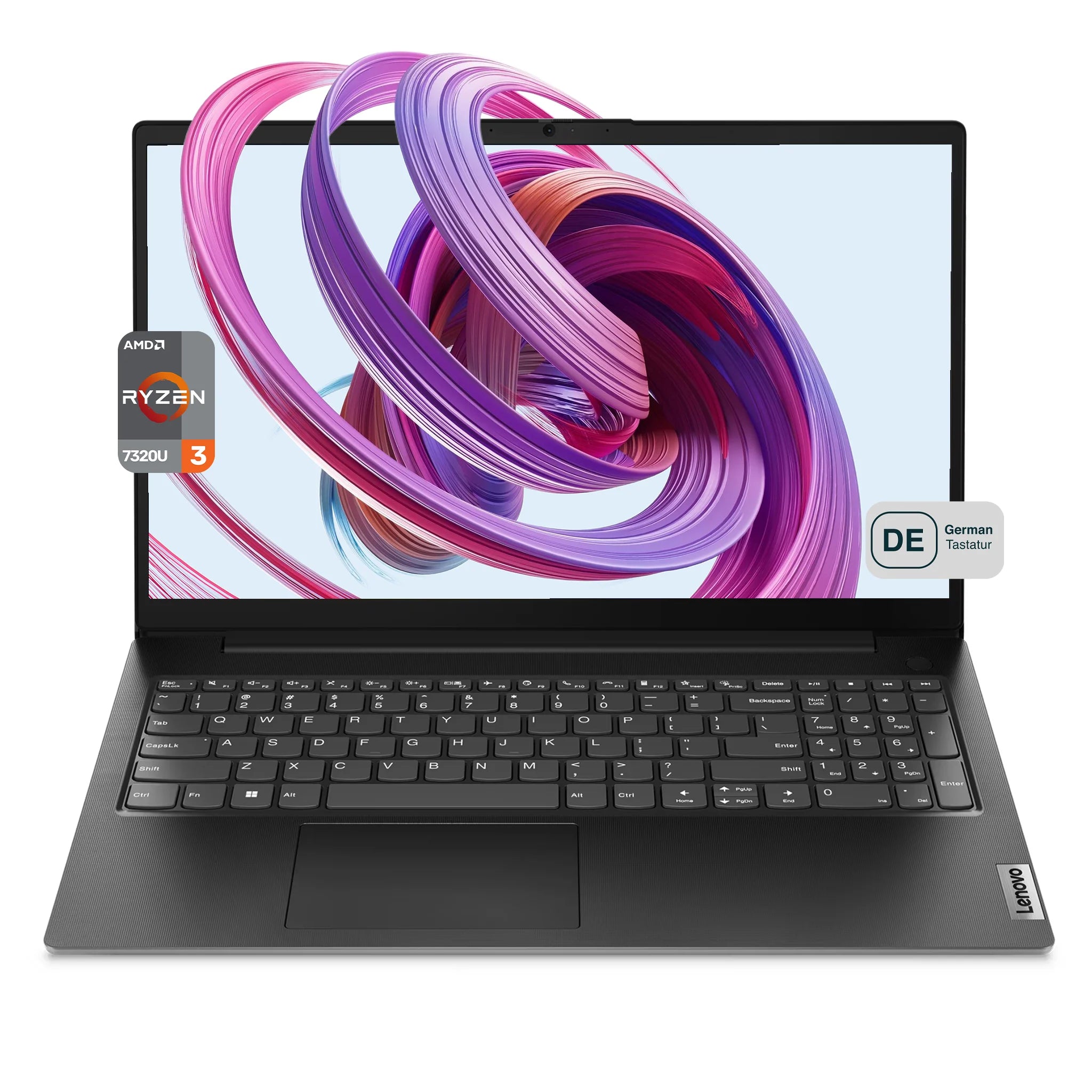 Lenovo V15 G4 AMN Laptop, Ryzen 3 7320U, 15.6" FHD, QWERTZ, FreeDos