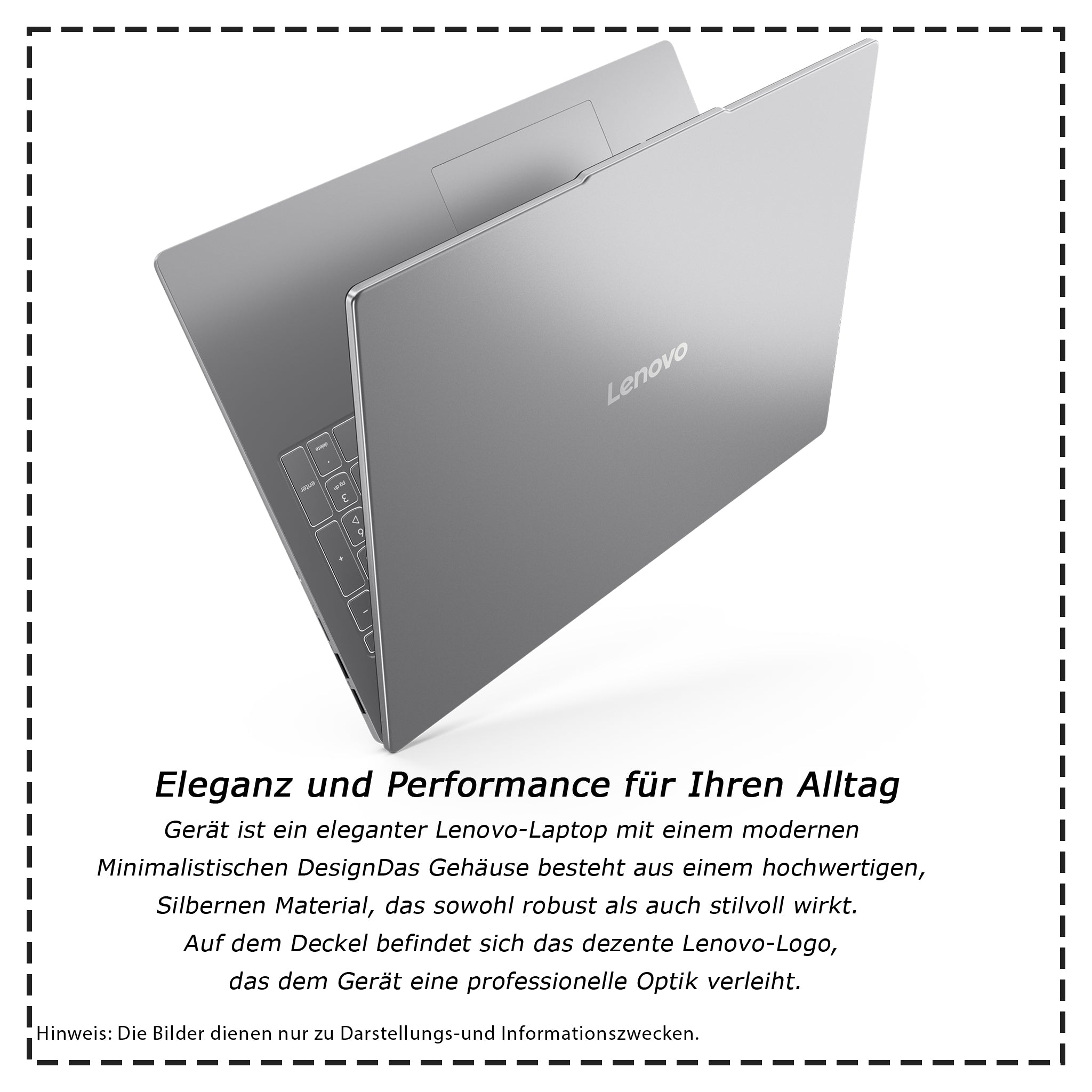 Lenovo IdeaPad Slim 5 Laptop, Core i5-13420H, 16" FHD+ (1920x1200), Deutsches Tastatur-Layout