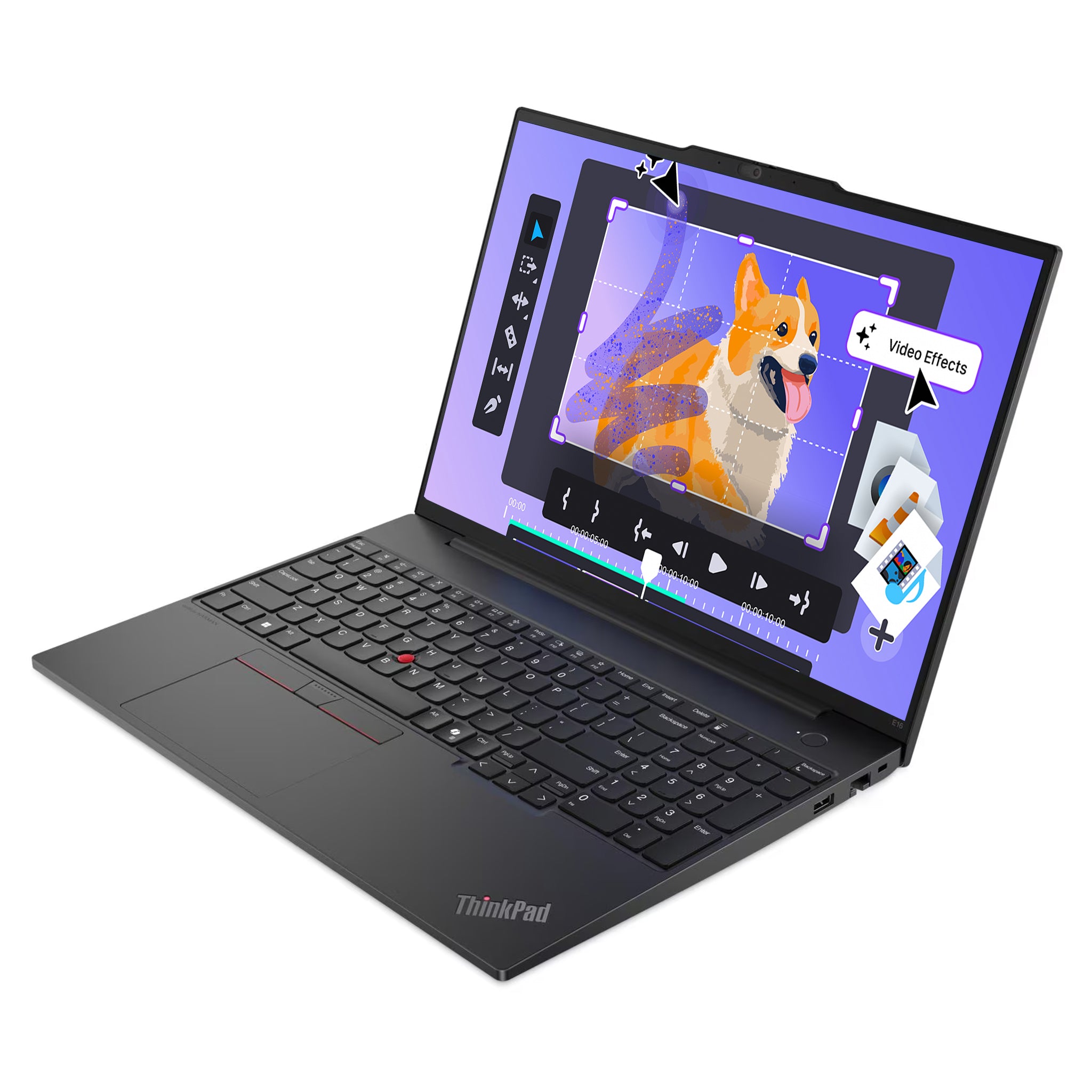 Lenovo ThinkPad E16 Gen 2 Business Laptop, Ultra 5-125H, 16" FHD+, QWERTZ Tastatur, W11 Pro