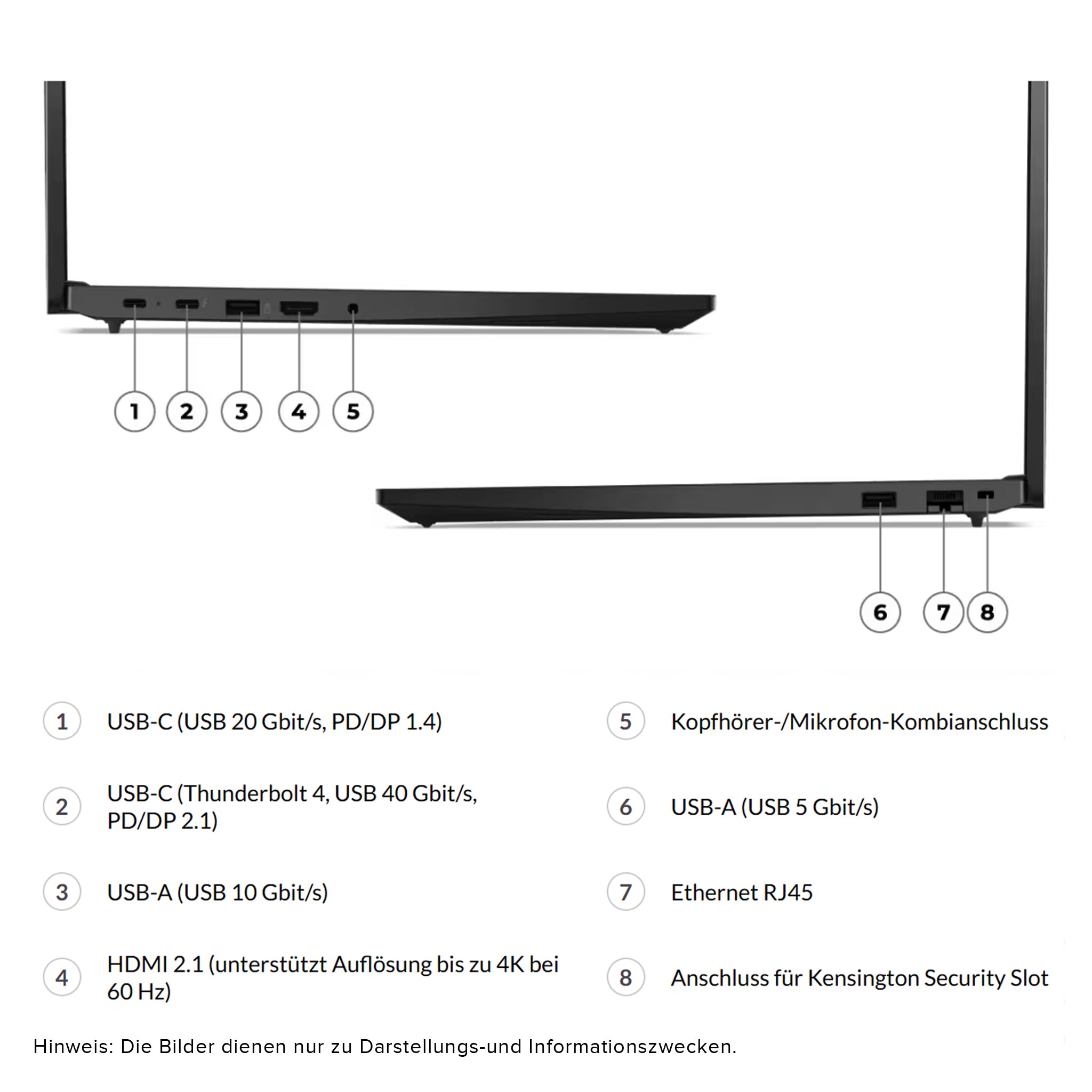 Lenovo ThinkPad E16 Gen 2 Business Laptop, Ultra 5-125H, 16" FHD+, QWERTZ Tastatur, W11 Pro