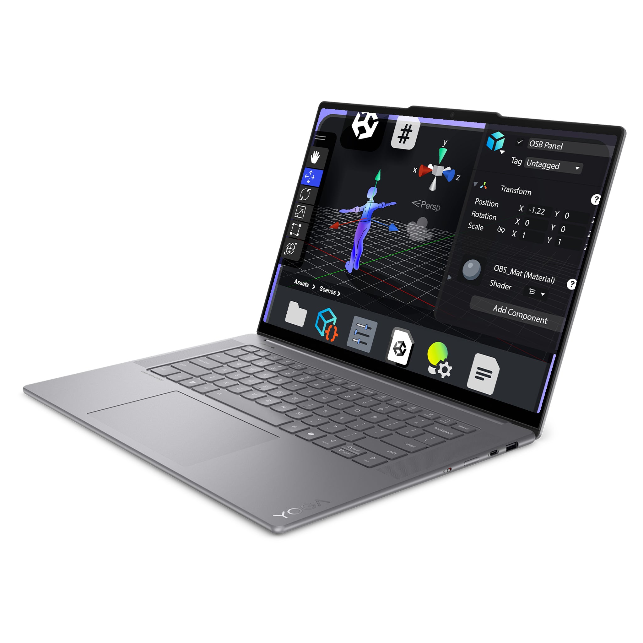 Lenovo Yoga Slim 7i Laptop, Ultra 7-258V, 15.3" 2.8K, QWERTZ, W11 Pro (Gebraucht-Wie Neu)