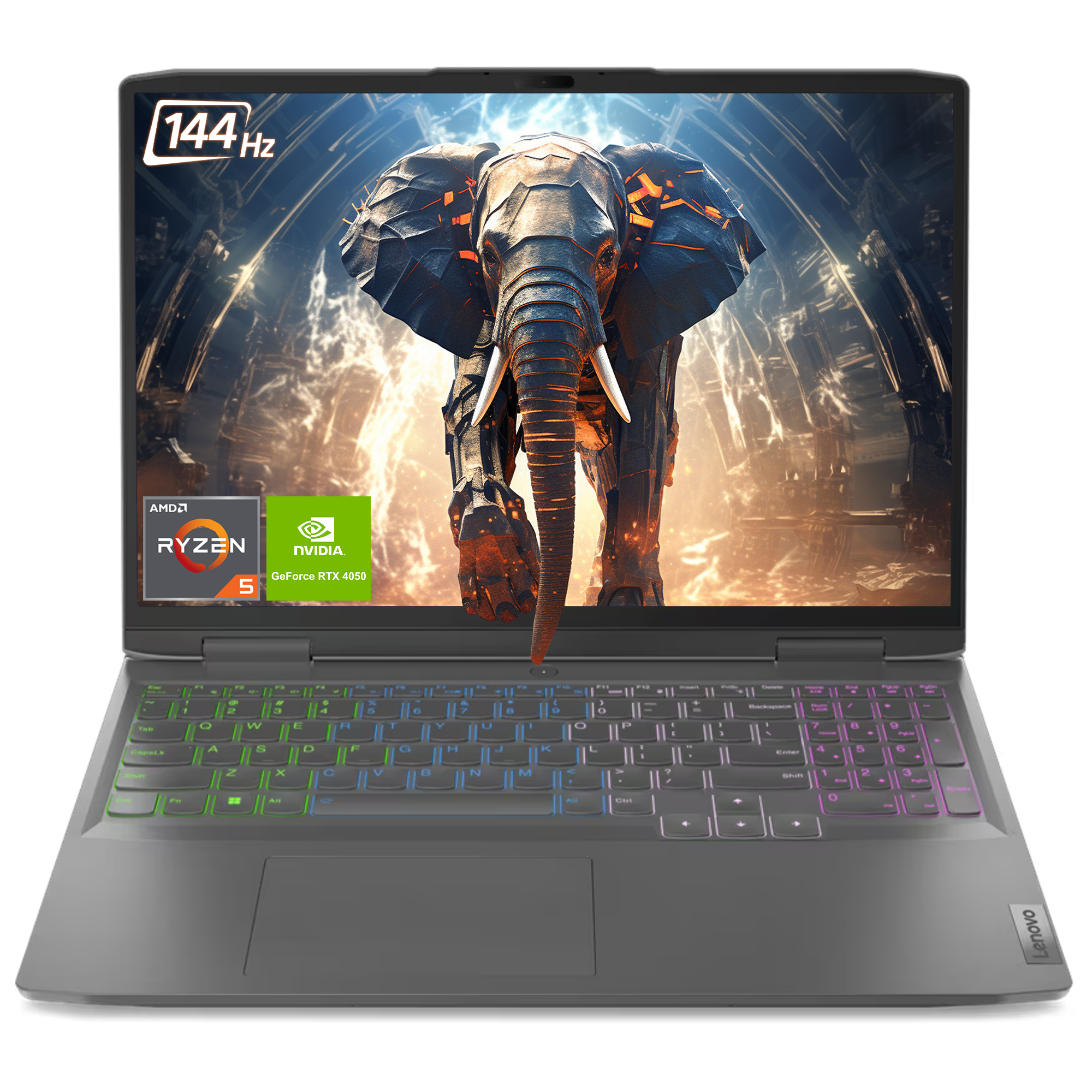 Lenovo LOQ Gaming Laptop, 15,6" FHD, Ryzen 5 7640HS, RTX4050, QWERTZ, W11Home