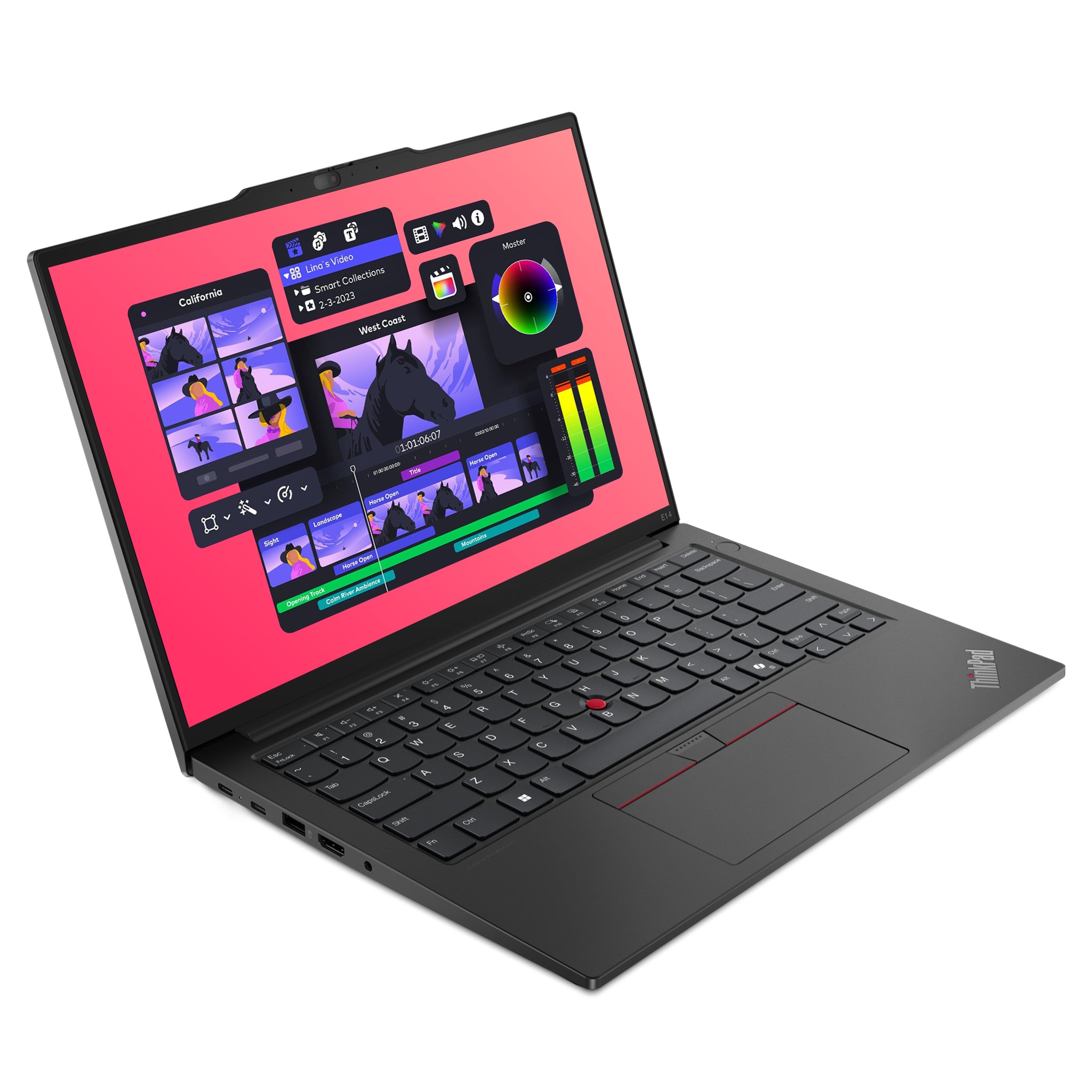 Lenovo Thinkpad E14 Gen 6 Laptop, Ryzen 7 7735HS, 14" WUXGA (1920x1200), Deutsches Tastatur-Layout, W11 Pro
