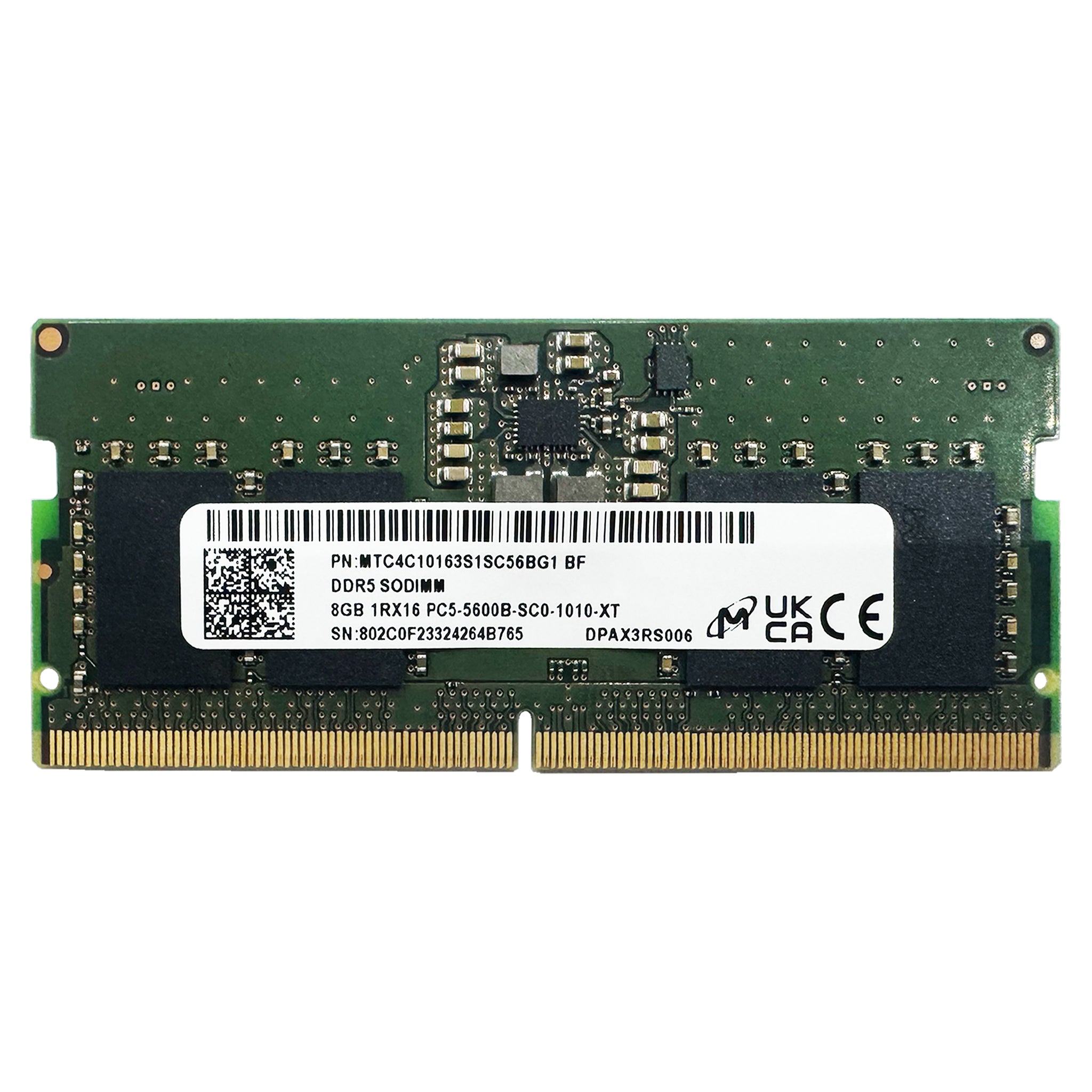 Micron 8GB 5600Mhz PC5 DDR5 Laptop RAM