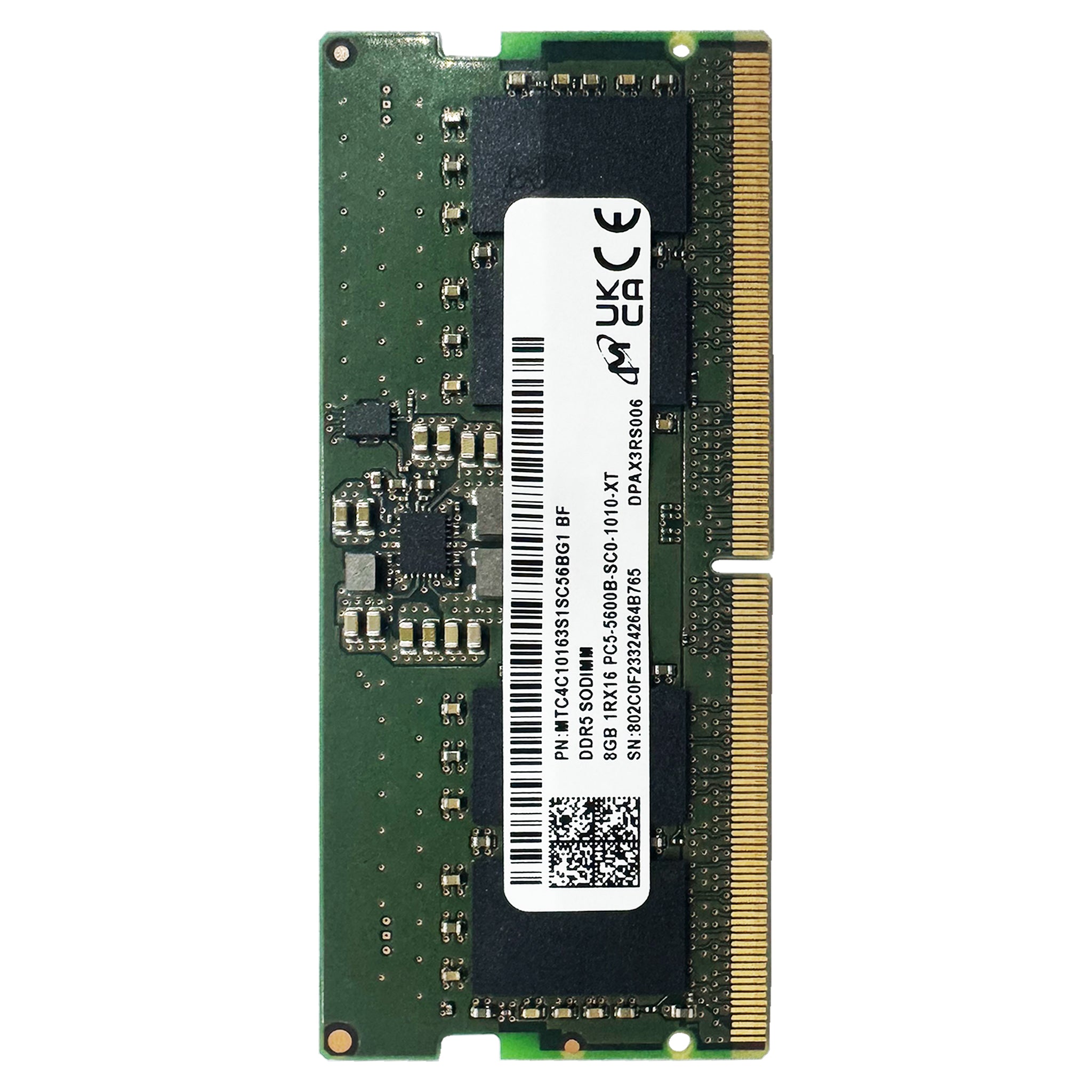 Micron 8GB 5600Mhz PC5 DDR5 Laptop RAM