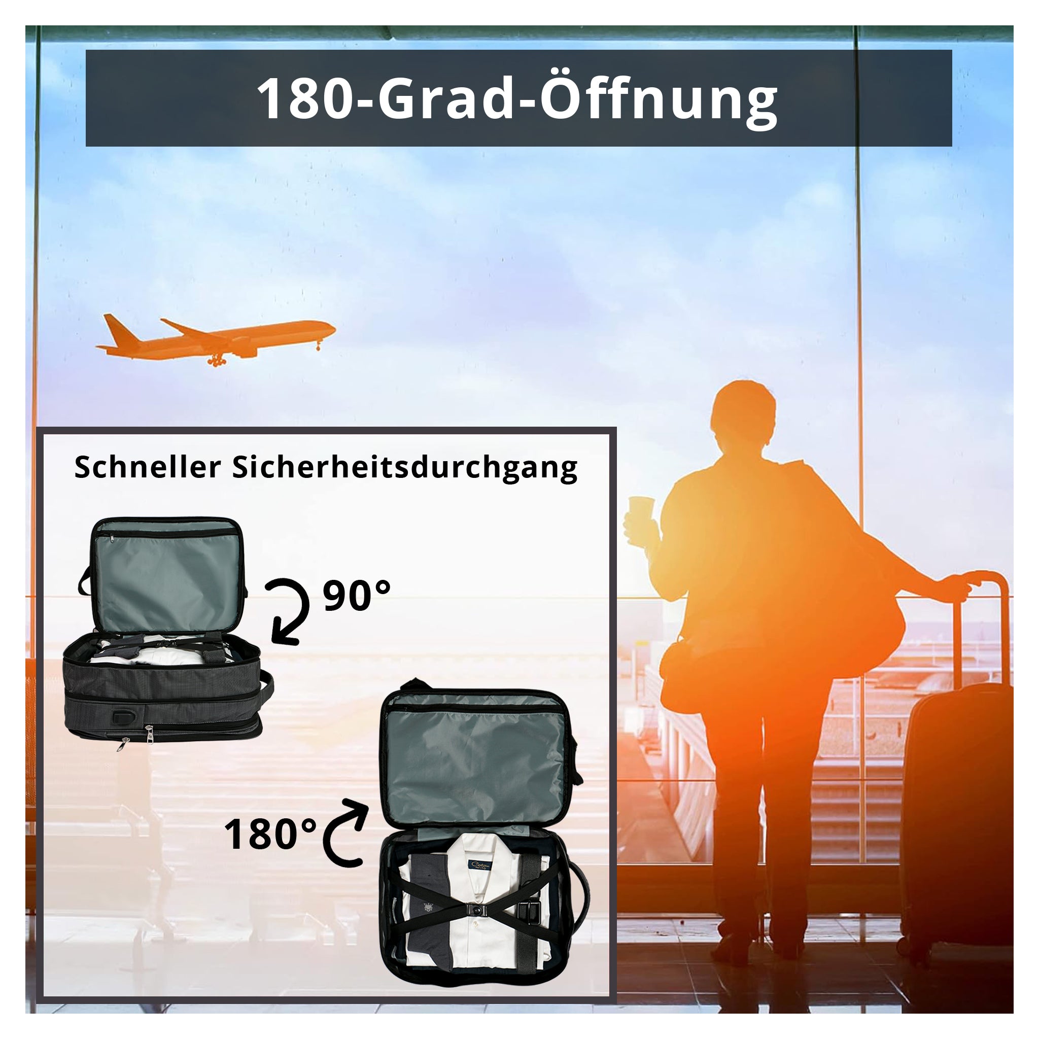 NPO, Travela Reiserucksack, 15,6 Zoll Laptop Rucksack, Unisex