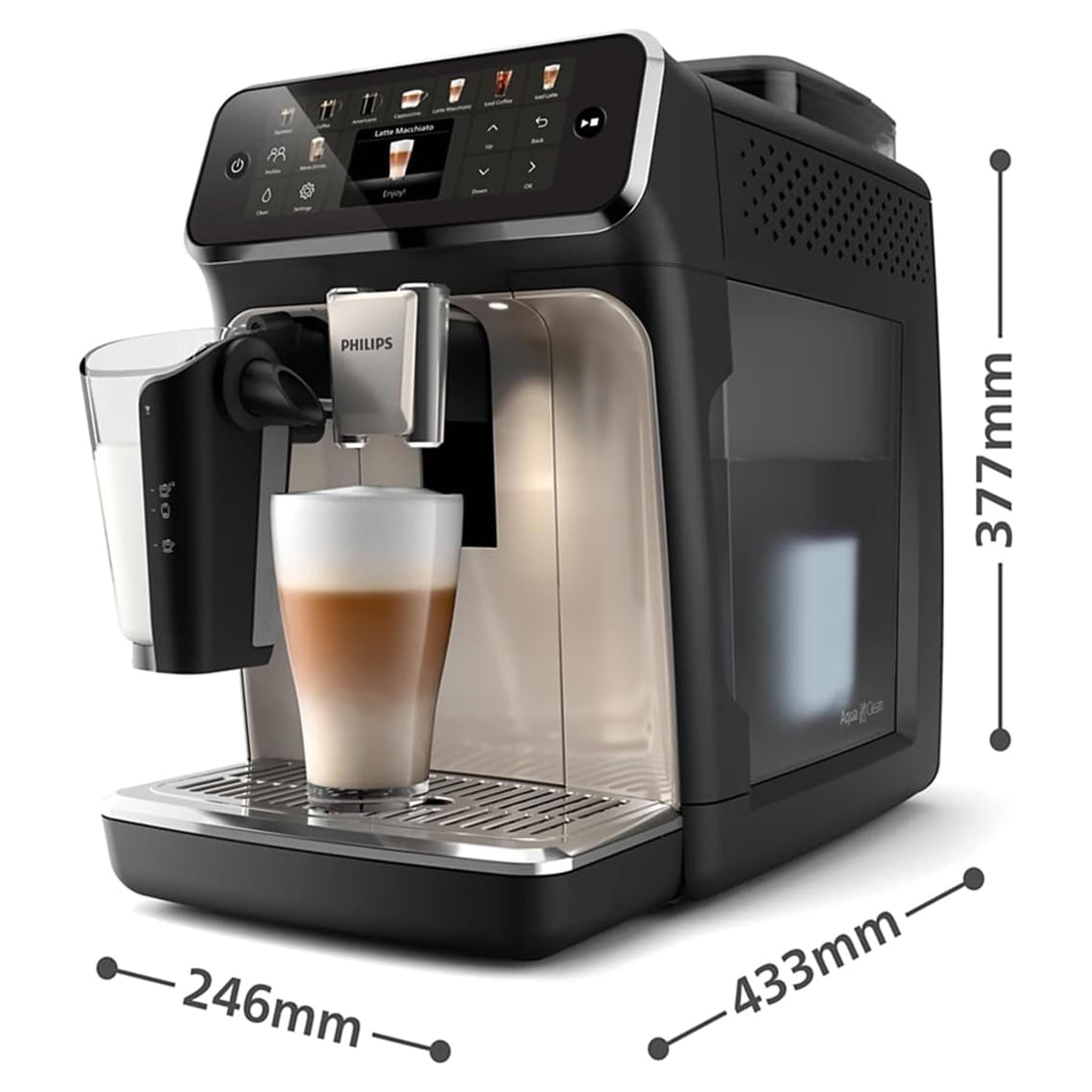 Philips Serie 5500 Kaffeevollautomat, Matt-Schwarz