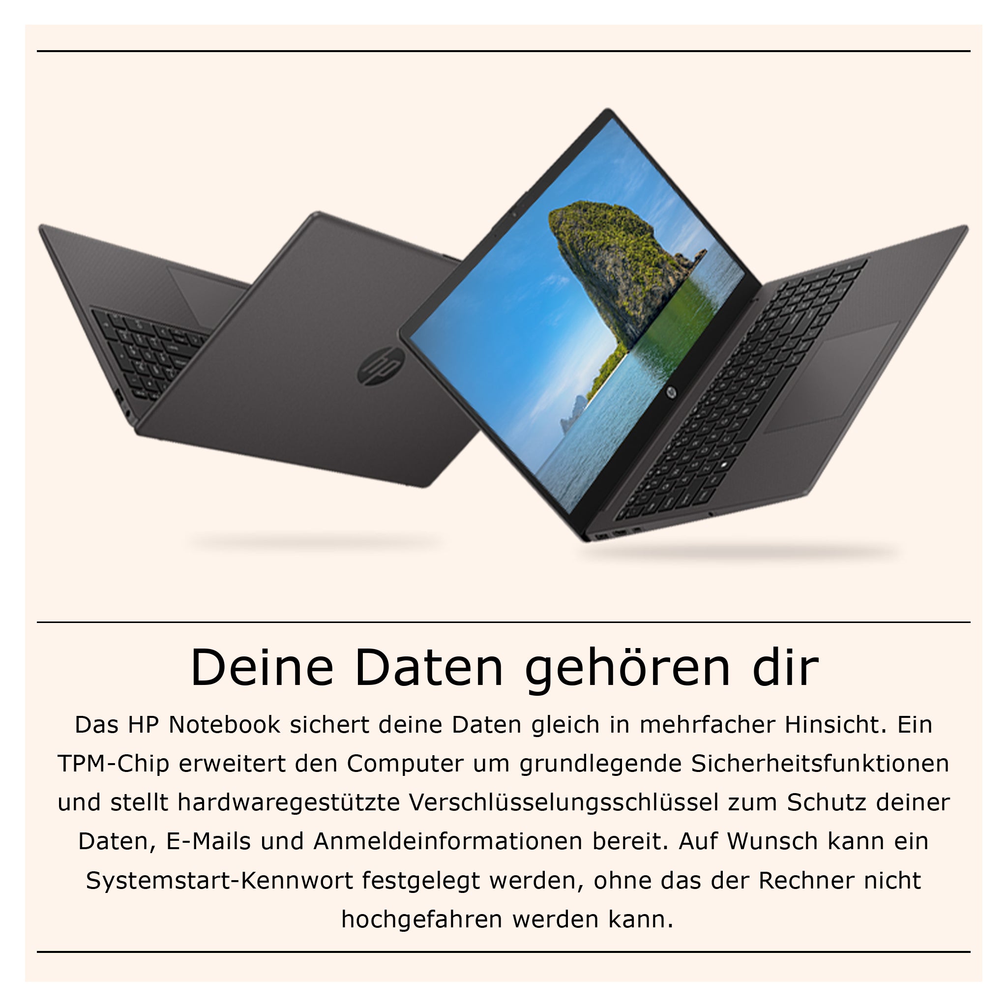 Hp 250 G10 Business Laptop, i5-1335U, 15.6" IPS FHD, QWERTZ Tastatur