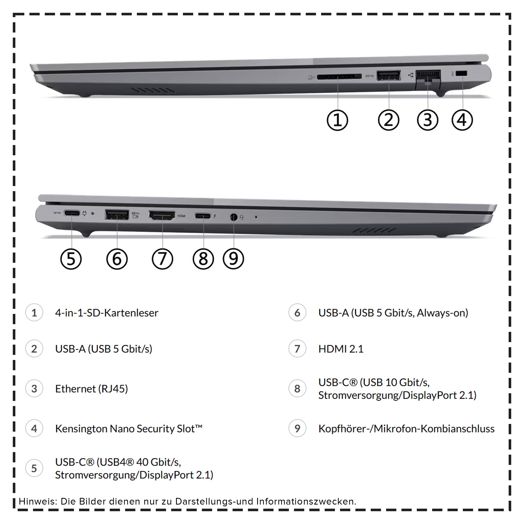 Lenovo ThinkBook 16 G7 ARP Business Laptop, Ryzen 5-7535HS, 16" WUXGA, Deutsches Tastatur-Layout, W11 Pro