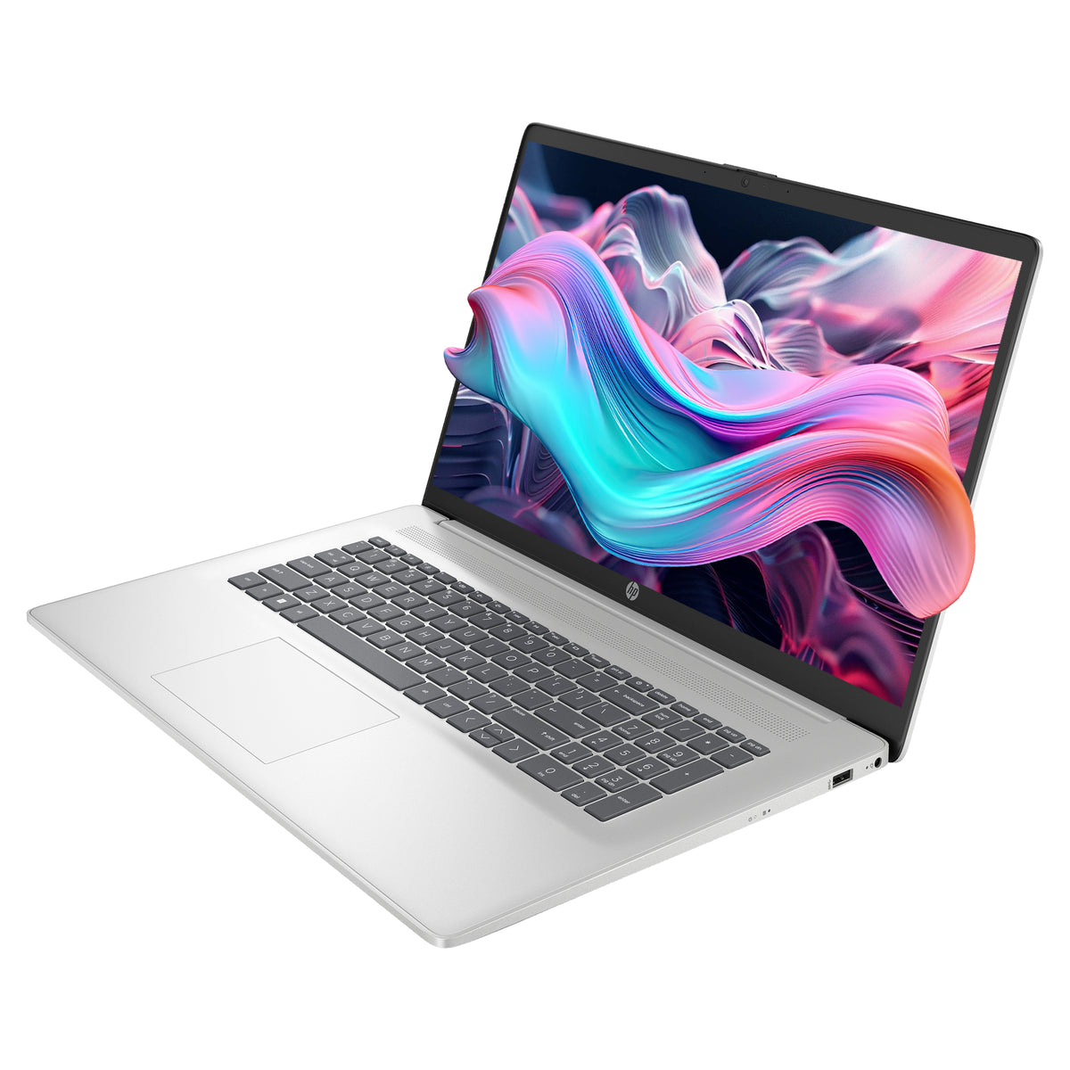 HP 17 Business Laptop, AMD Ryzen 7 7730U, 17,3″ Full HD IPS (1920 × 1080), deutsches Tastaturlayout, Windows 11 Home, Silber