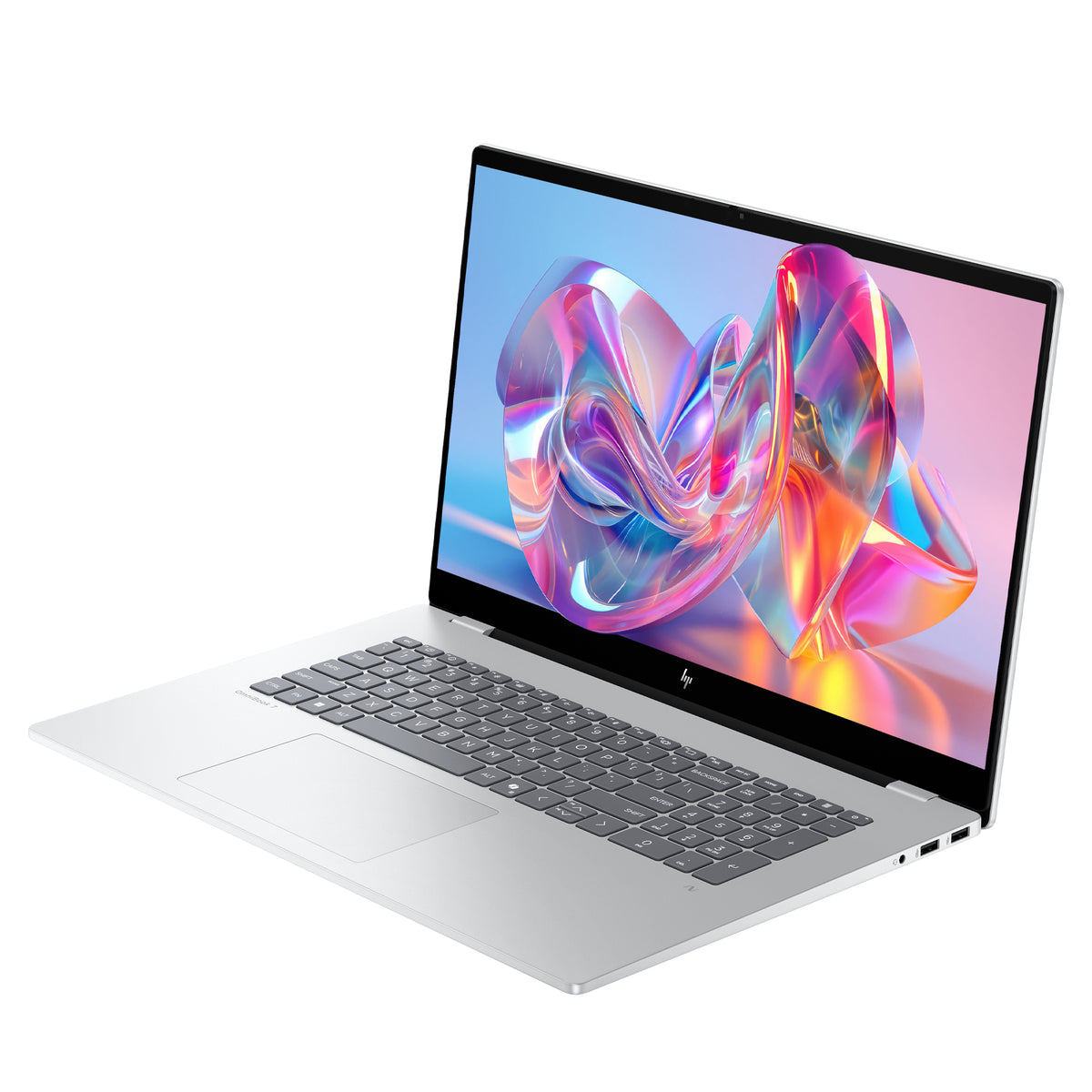 HP OmniBook 7 Next Gen AI 17, Intel Core Ultra 7 258V, 17,3″ FHD IPS Touchscreen (1920×1080), NVIDIA RTX 4050 6 GB, DE Tastatur, Windows 11 Home, Silber
