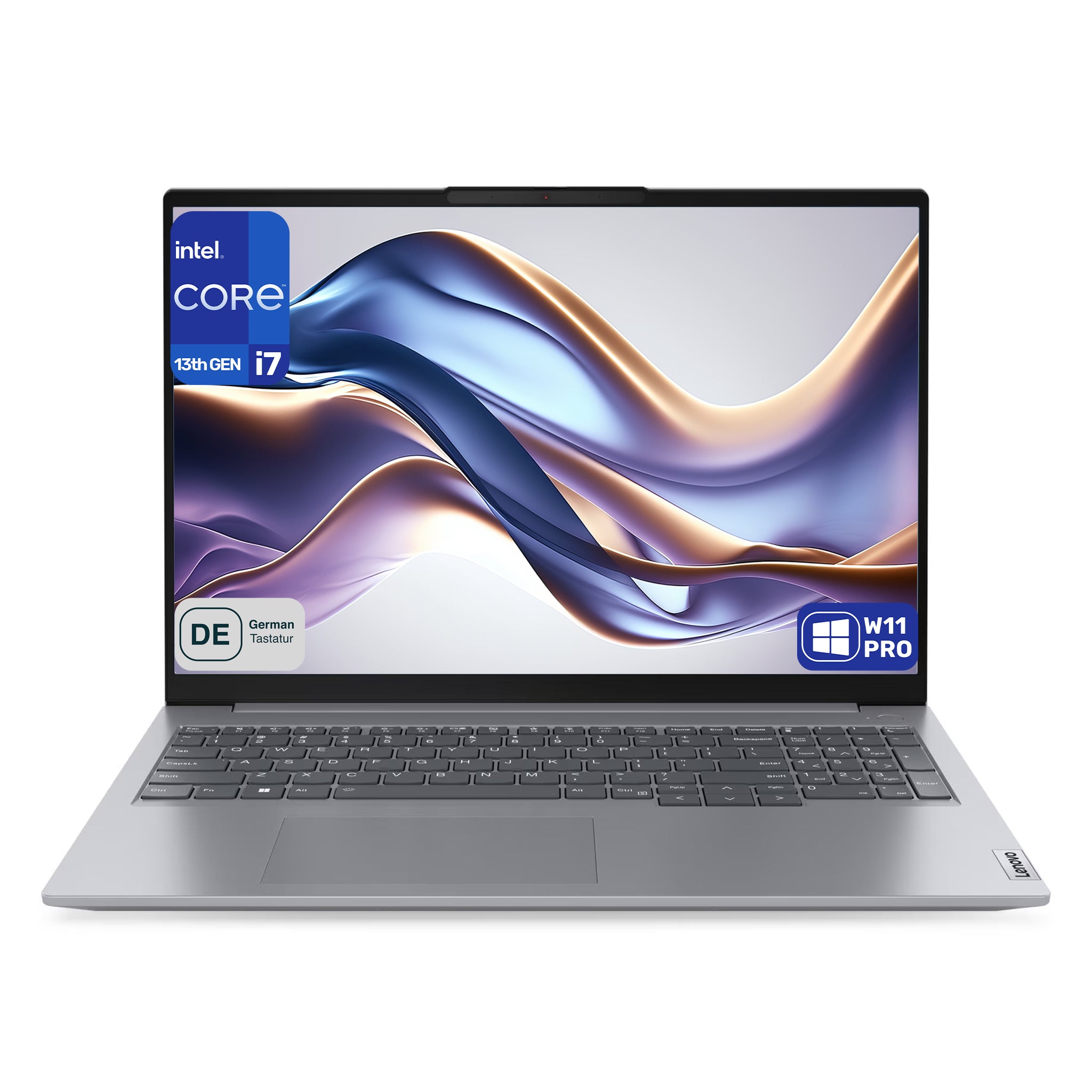 Lenovo ThinkBook 16 Gen 6 Business Laptop, Core i7-13700H, 16" WUXGA (1920x1200) Display, Iris Xe Graphics, Deutsches Tastatur-Layout, W11 Pro,