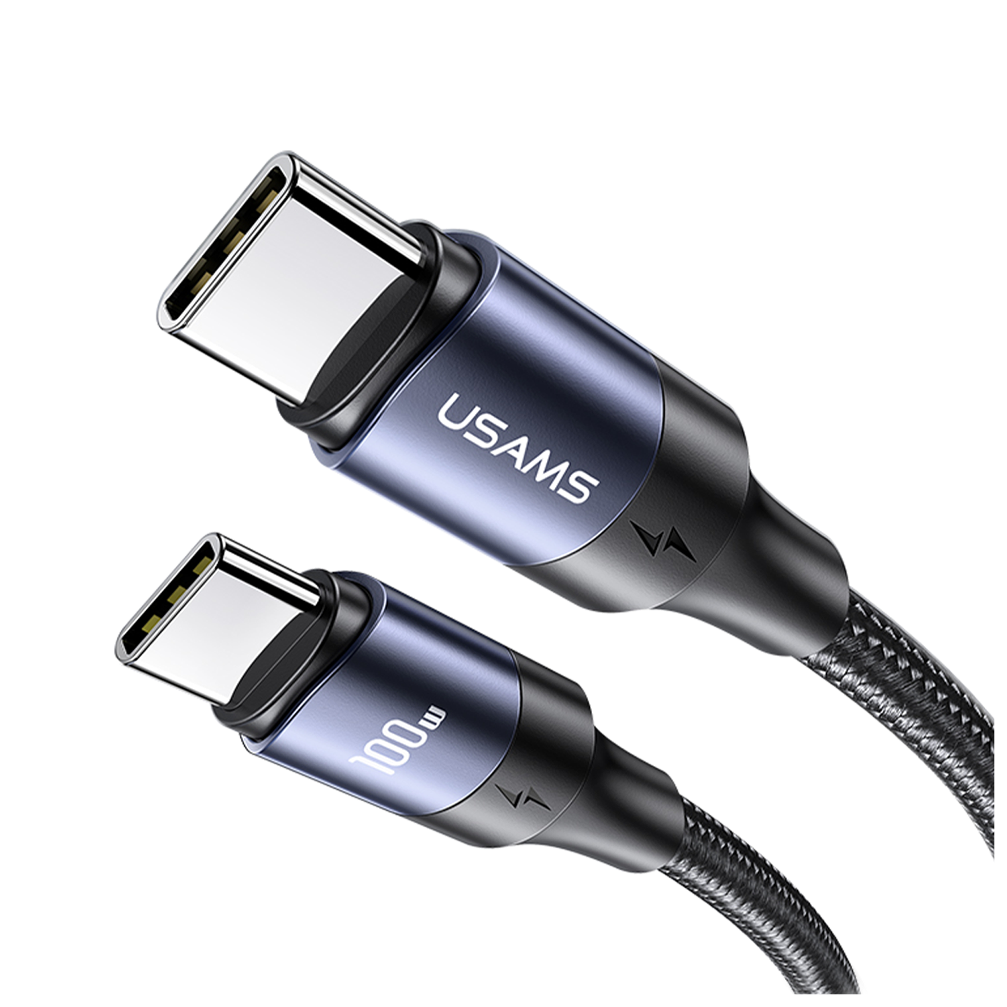 NPO USAMS USB C auf USB C Kabel, USB Typ C 100W 20V/5A PD iPad Pro 2018, MacBook Air