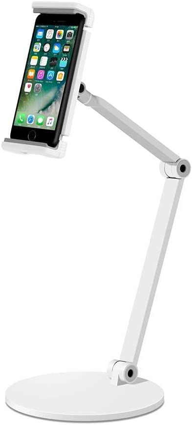 NPO STD20144LG Handyständer, Handyhalterung Schreibtisch, Faltbarer Handyhalter für Tisch, Schreibtischständer, Tablethalterung, kompatibel mit iPhone, iPad und Geräten