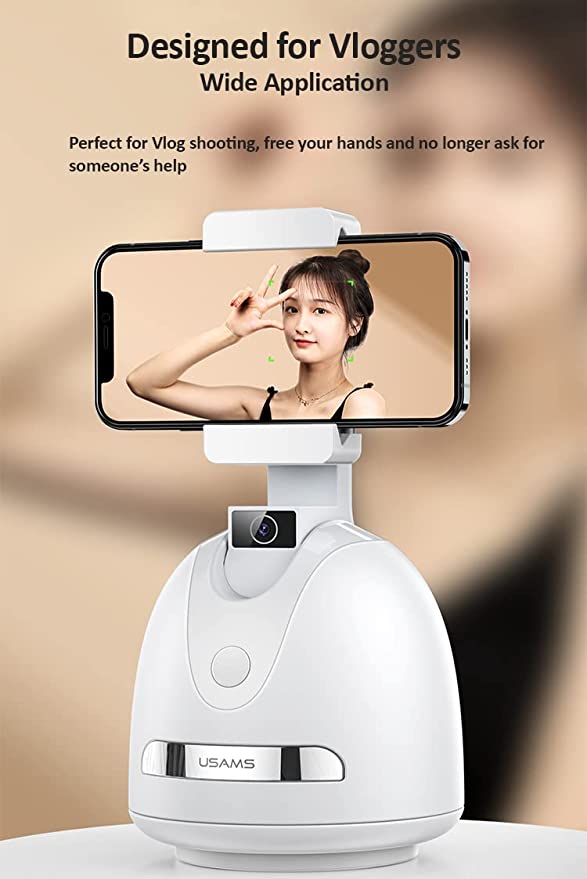 USAMS Vlog Shootings smart face tracking phone holder, live streaming, e-commerce Plattformen, Tiktok, YouTube, keine App erforderlich, US-ZB239