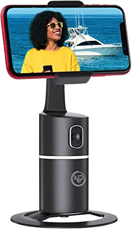 NPO Handyhalterung für Smartphones, 360° drehbarer Gesichtstracker, keine App erforderlich,