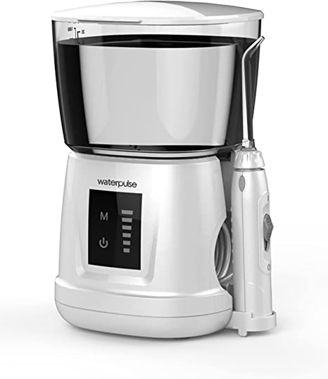 NPO Waterpulse professionelle Wasserwaage, Zähne, Zahnfleisch, Zahnpflege, 10 Einstellungen, elektrische Leistung, Mehrbenutzer und 6 Nadelspitzen,