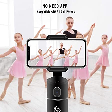 NPO Handyhalterung für Smartphones, 360° drehbarer Gesichtstracker, keine App erforderlich,