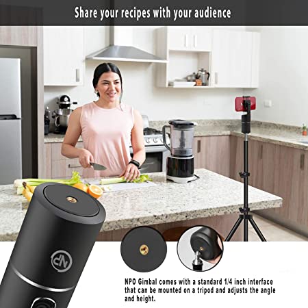 NPO Handyhalterung für Smartphones, 360° drehbarer Gesichtstracker, keine App erforderlich,