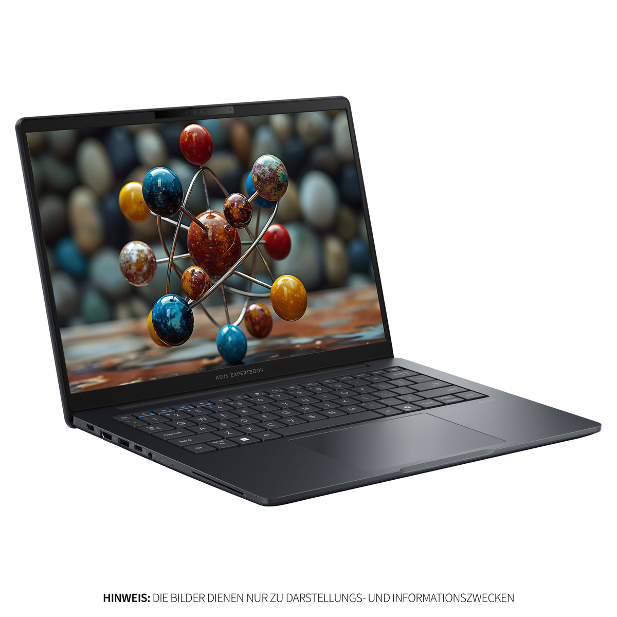 ASUS ExpertBook B3 Business Laptop, Intel Core Ultra 7 155H, Intel Arc Grafik, 14" WUXGA IPS (1920x1200), Fingerprint, QWERTZ, Windows 11 Pro, Grau
