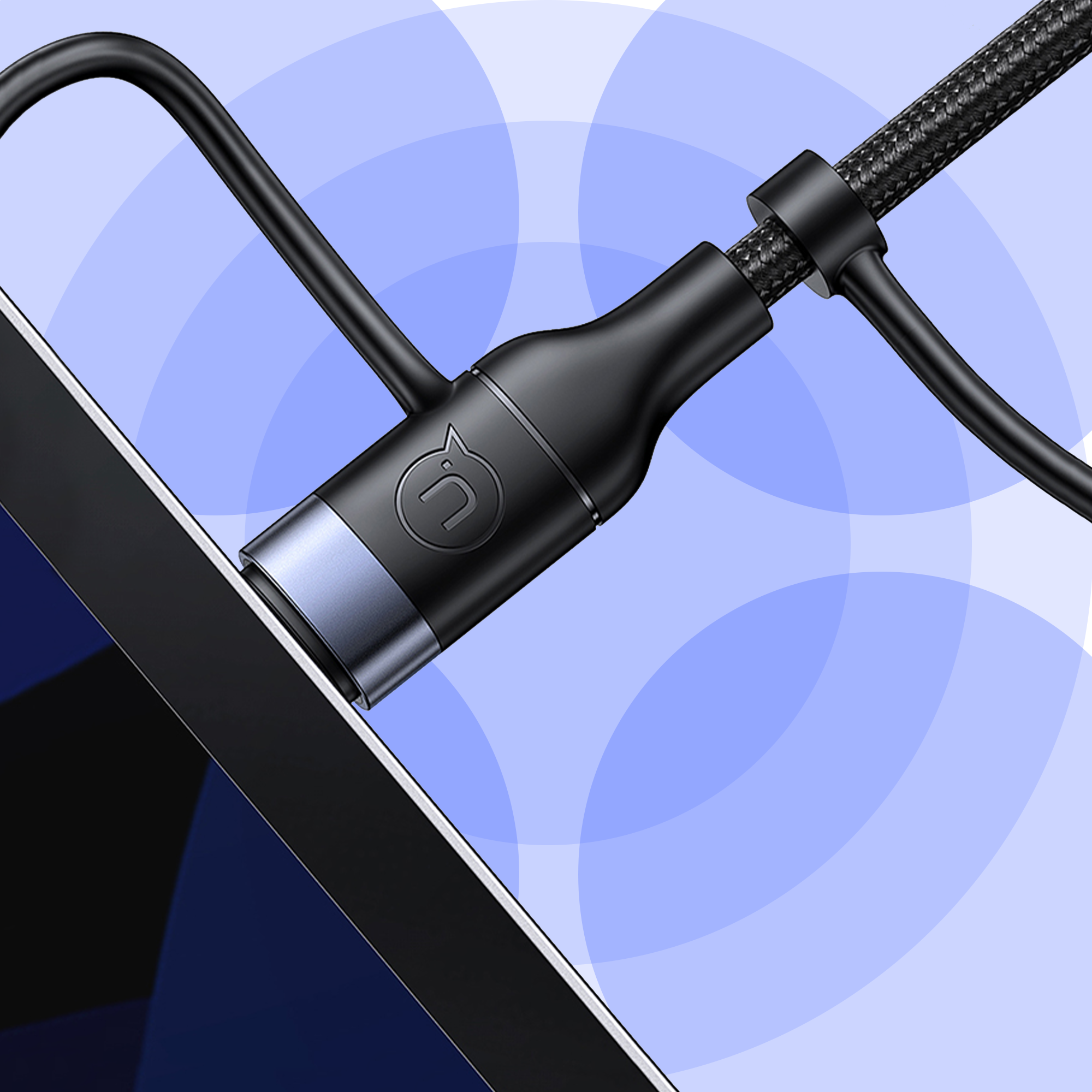 USAMS US-SJ547 USB+TypeC auf TypeC + Blitz + MicroUSB, 1,2 m PD 60 W 6-in-1, Schnelllade- und Datenkabel