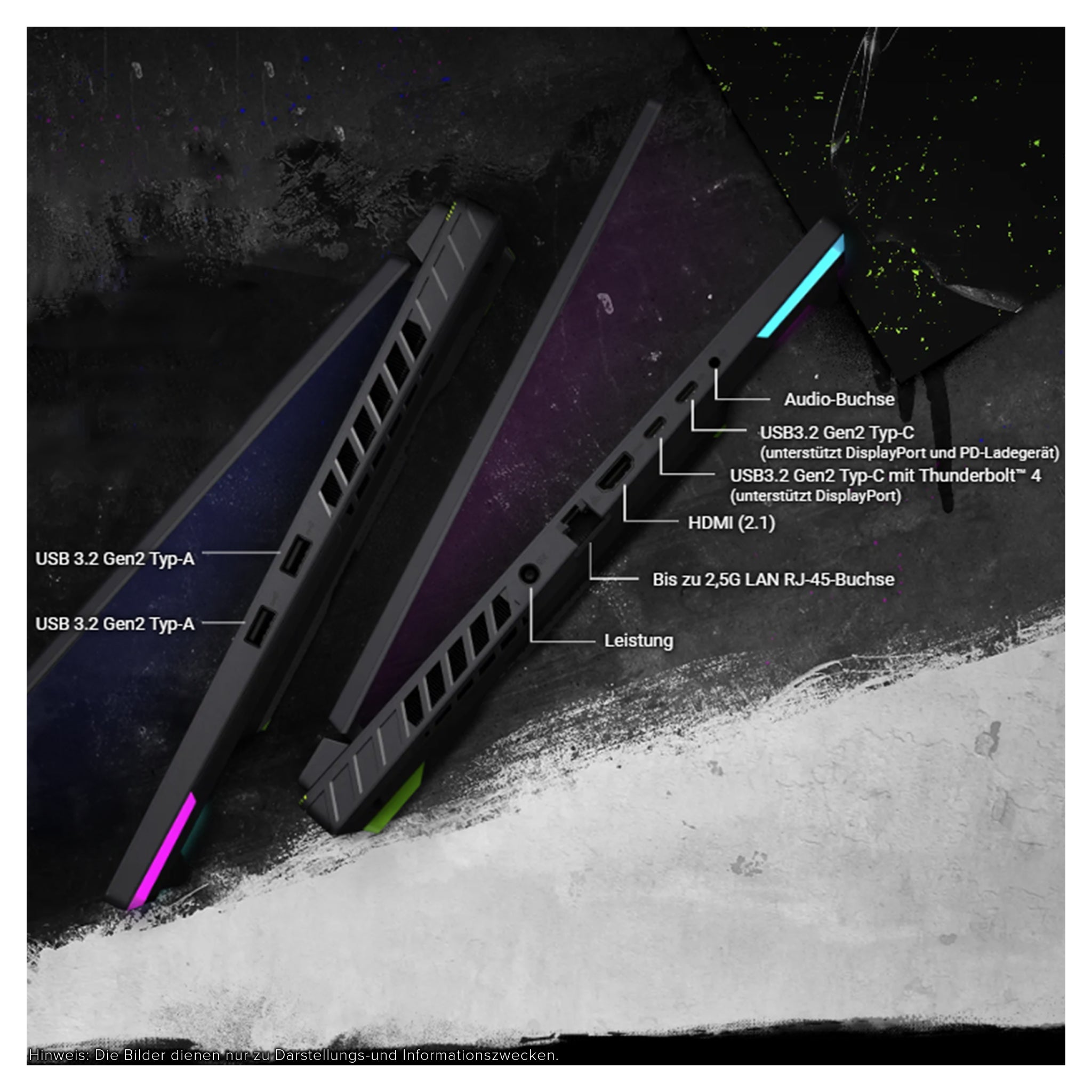 ASUS ROG Strix 16 Gaming Laptop, Core i9-14900HX, 16" WUXGA (1920x1200) IPS 165 Hz, RTX 4070