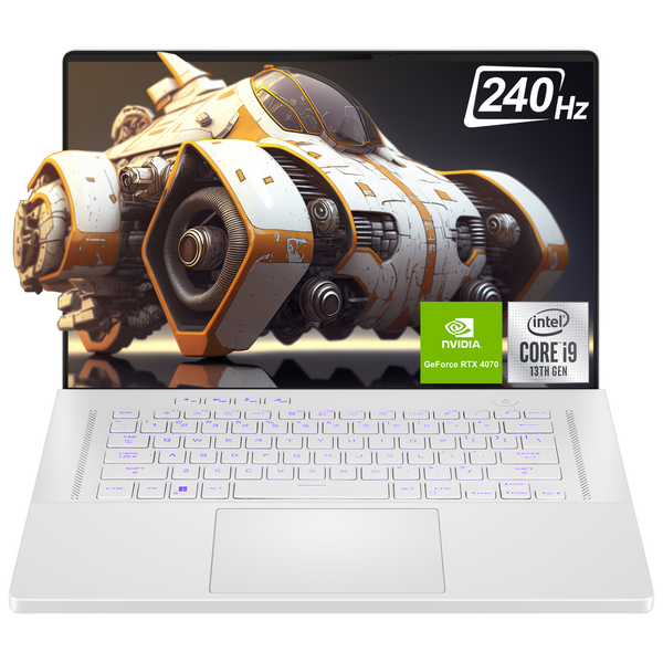 Asus ROG Zephyrus G16 Gaming Laptop, 16" WQXGA, i9-13900H, RTX4070, RGB QWERTZ, W11Home