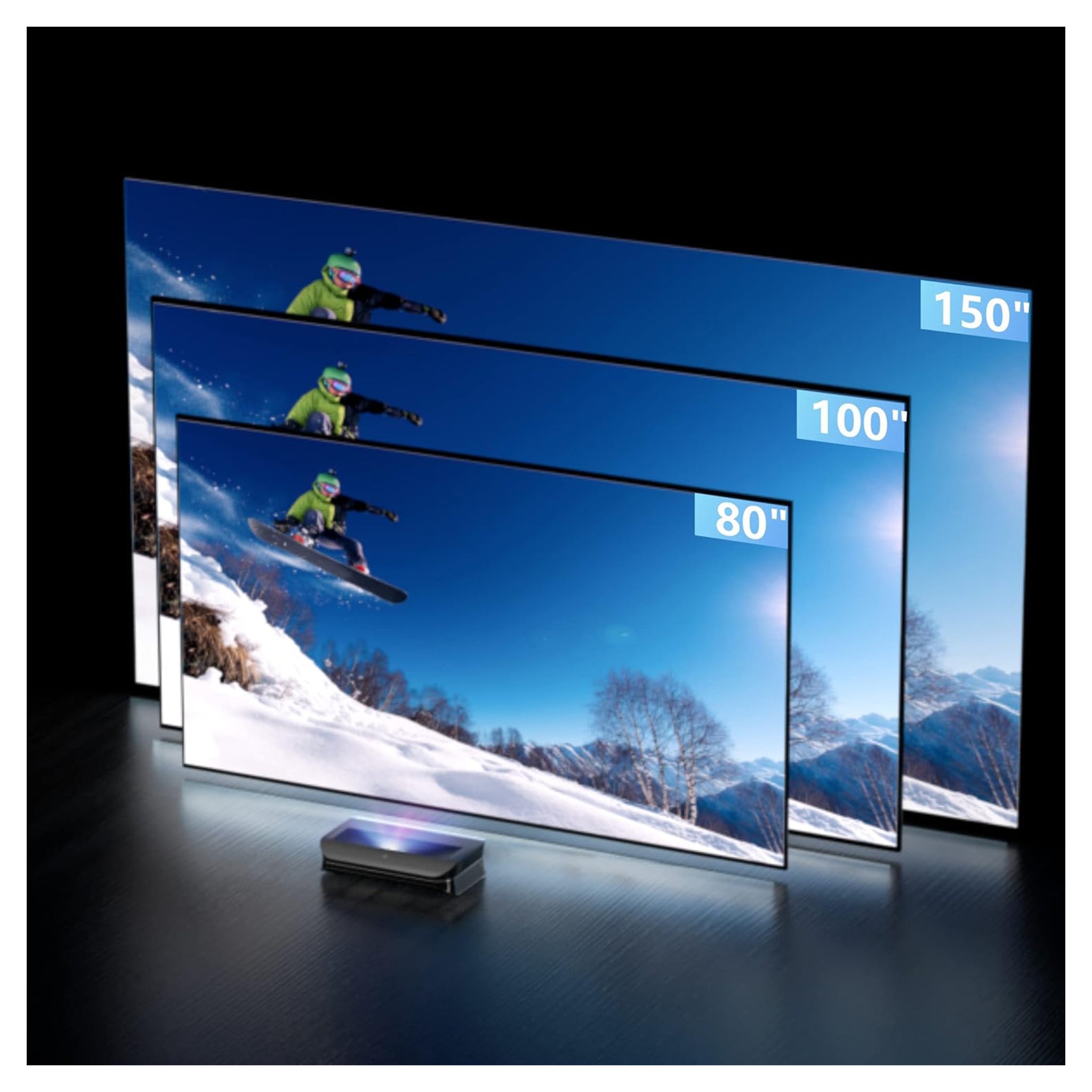 AWOL VISION LTV-2500 Projektor 4K - UHD Ultrakurzdistanz-Projektor