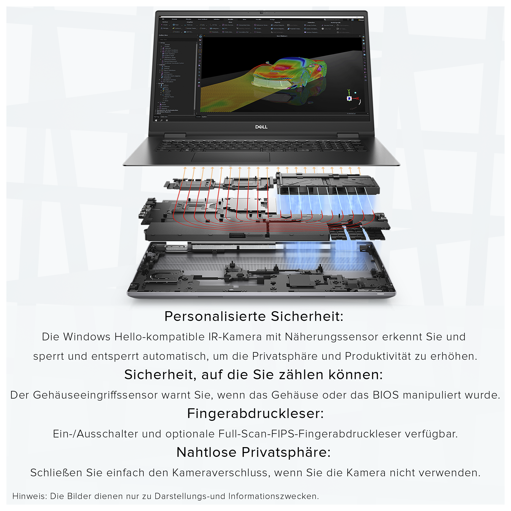 Dell Precision 7780 Mobile Workstation, 17,3" FHD, i7-13850HX, RTXA3500, QWERTZ, W11Pro
