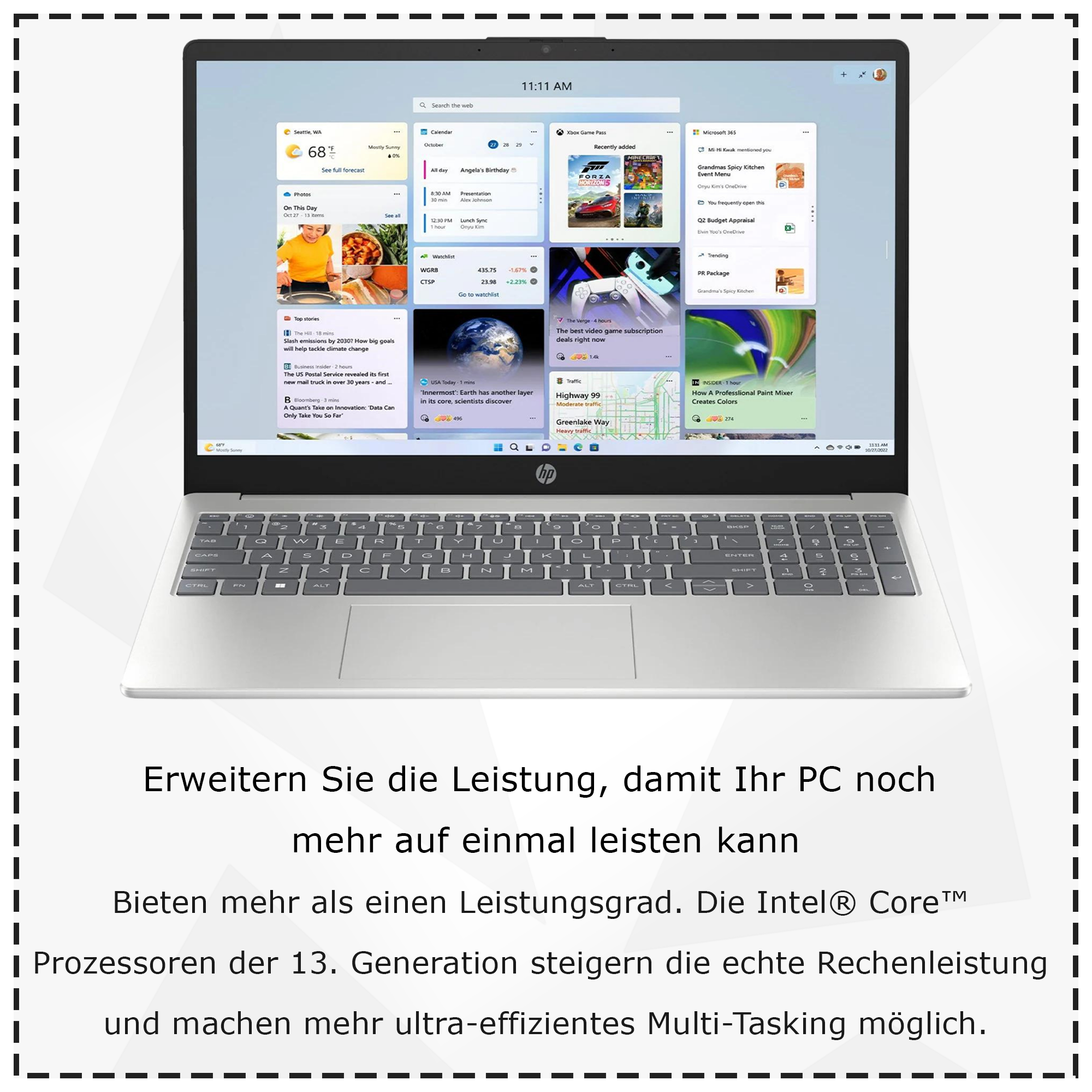 HP Laptop, 15,6" FHD, i5-1335U, QWERTZ, W11Home