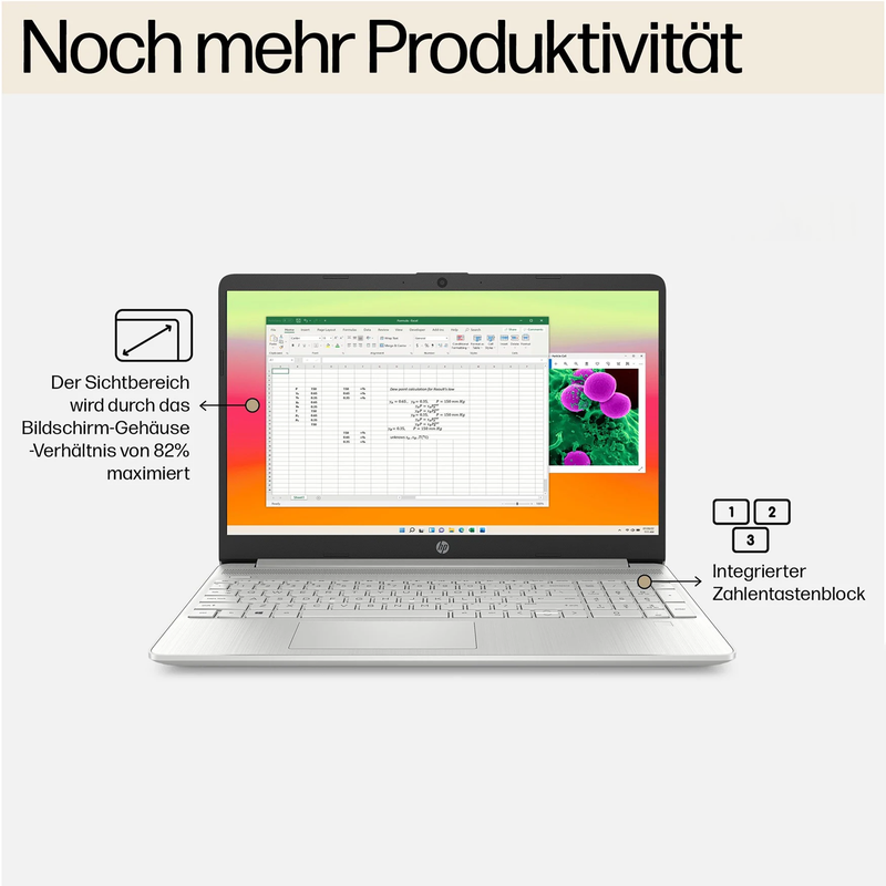 HP Laptop, 15,6" FHD, i5-1235U, QWERTZ, W11Home