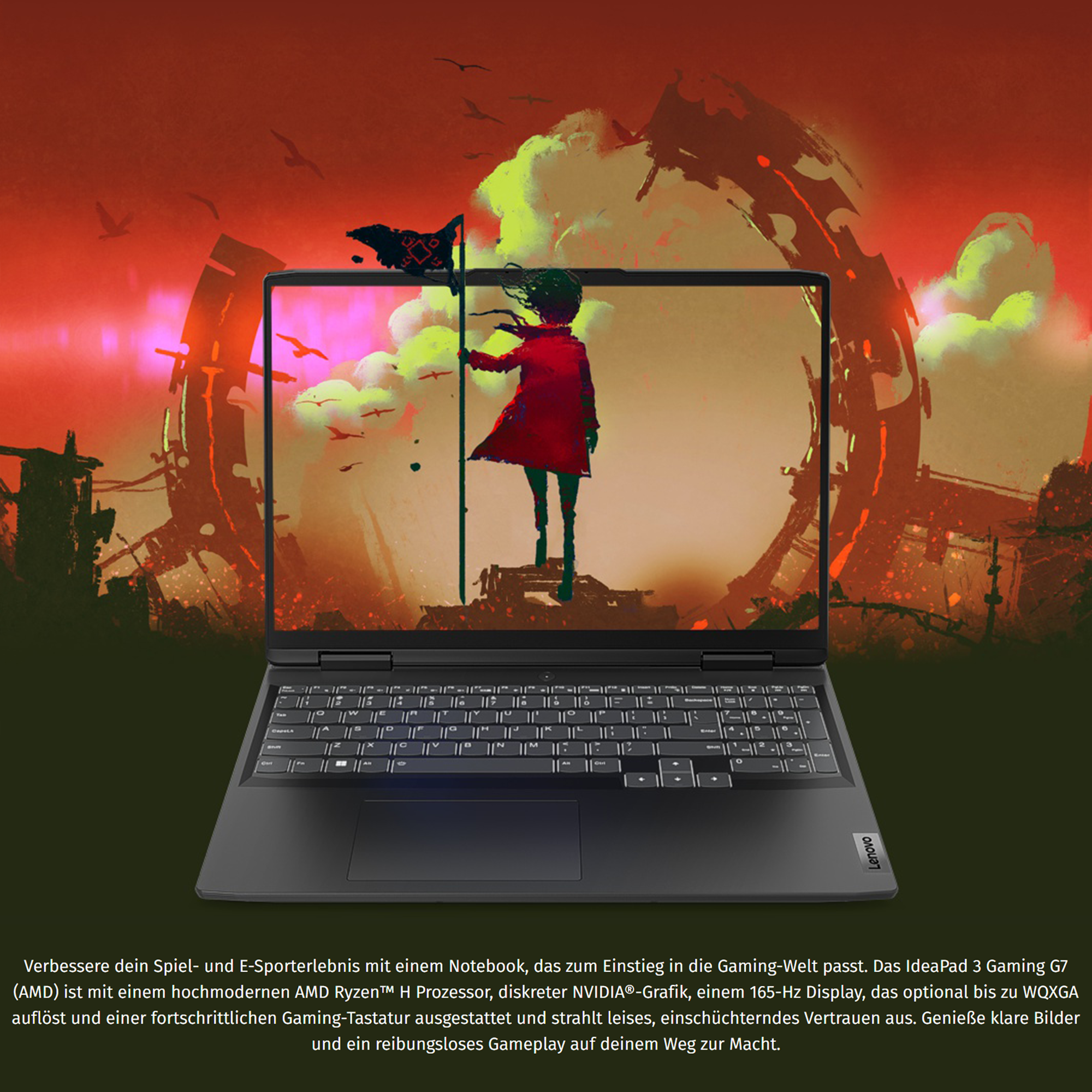 Lenovo IdeaPad Gaming 3 Laptop, i5-12500H, 16" WQXGA, RTX3060, W11Home