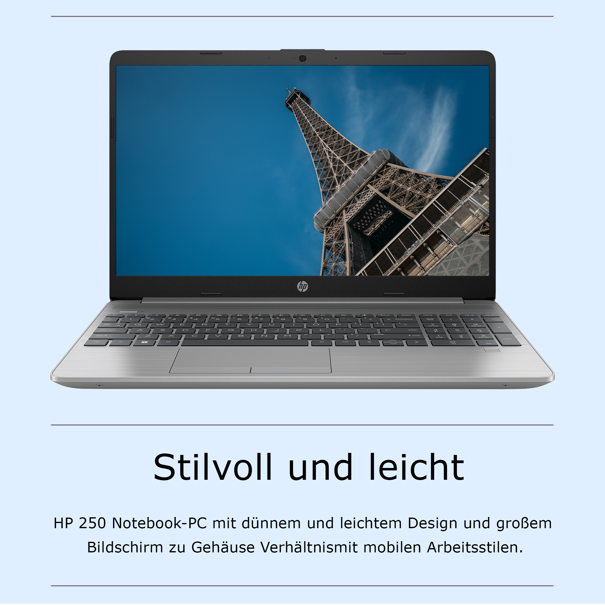 HP 250 G9 Business Laptop, 15.6" FullHD, i5-1235U, W11Pro