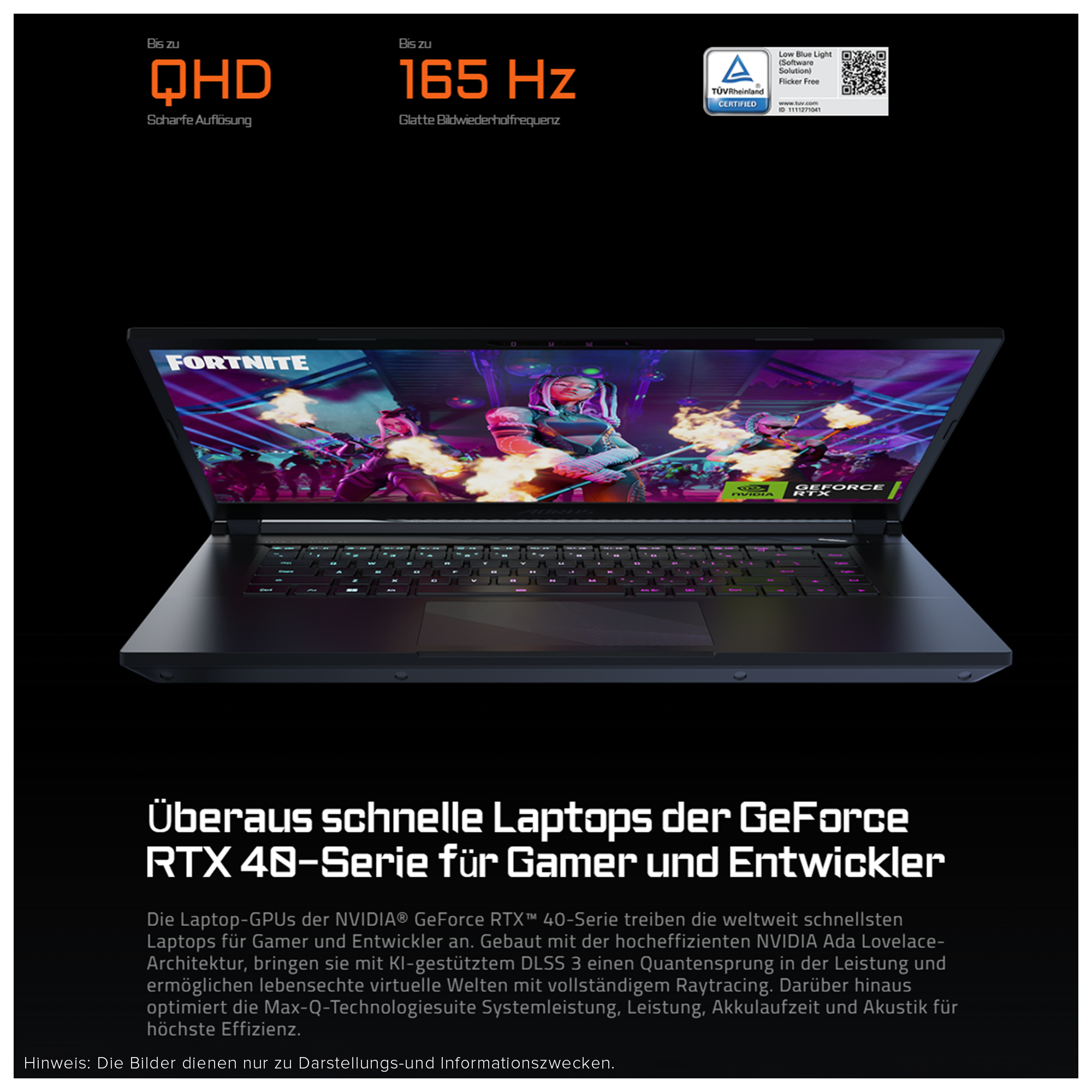GIGABYTE AORUS 15 Gaming Laptop, 15" QHD, i7-13700H, RTX4070, QWERTZ, W11Home