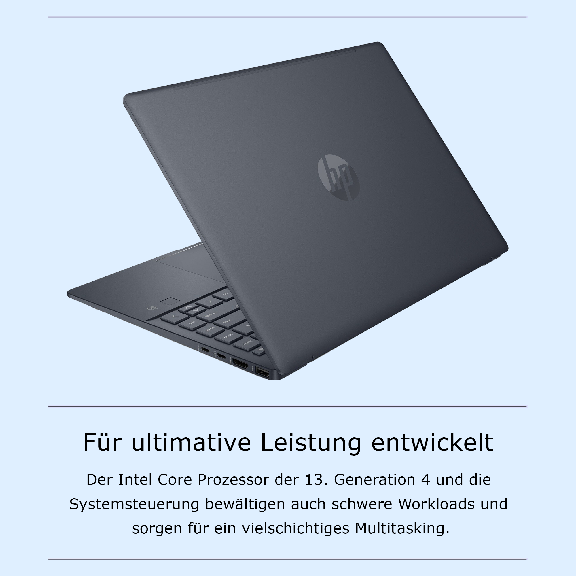 HP Pavilion Plus, 14" 2.8K, i7-13700H, QWERTZ, Fingerprint-Reader, W11Home